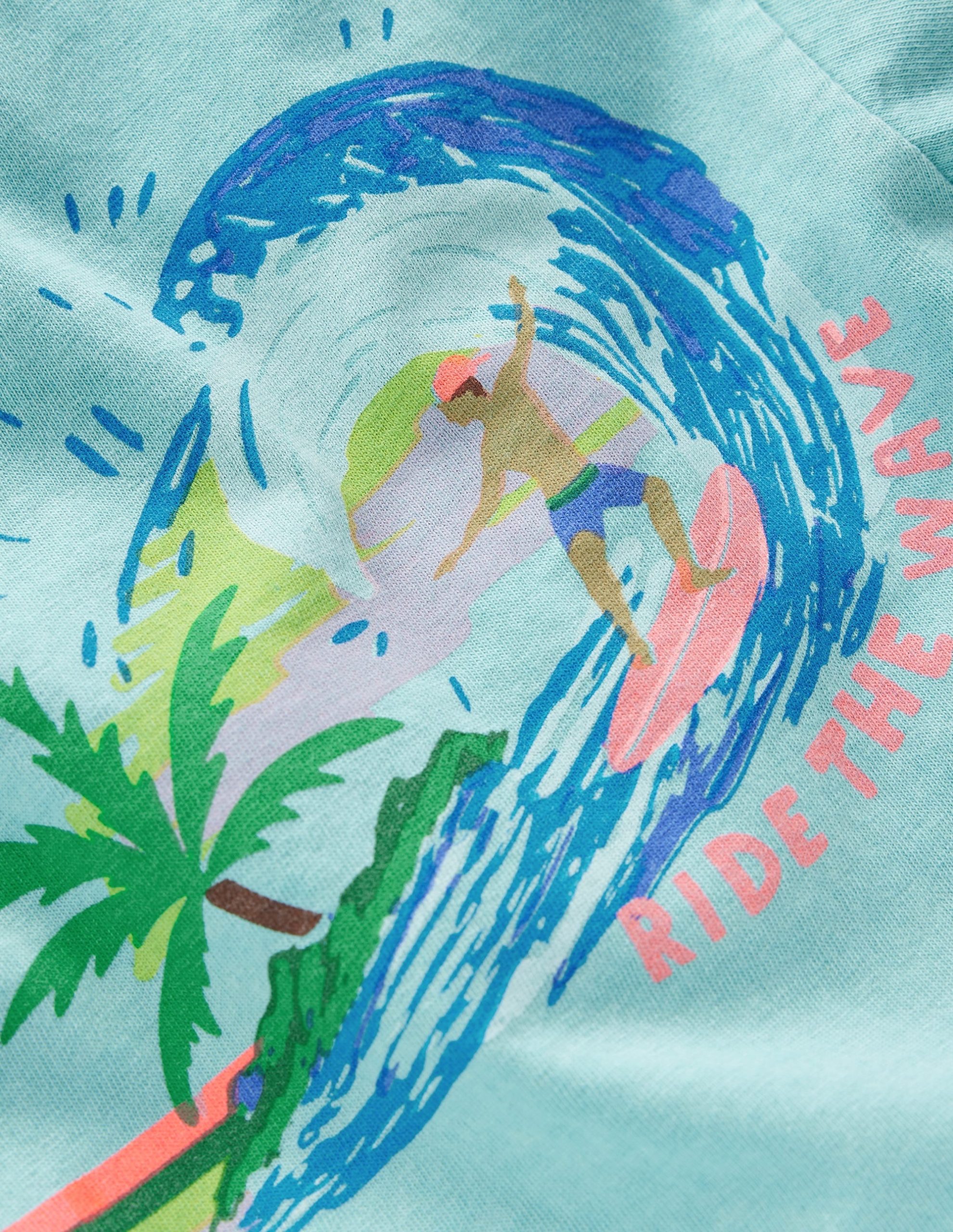 Relaxed Graphic T-shirt-Nile Blue Surf - Image 3
