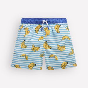 Swim Shorts-Multi Banana Stripe