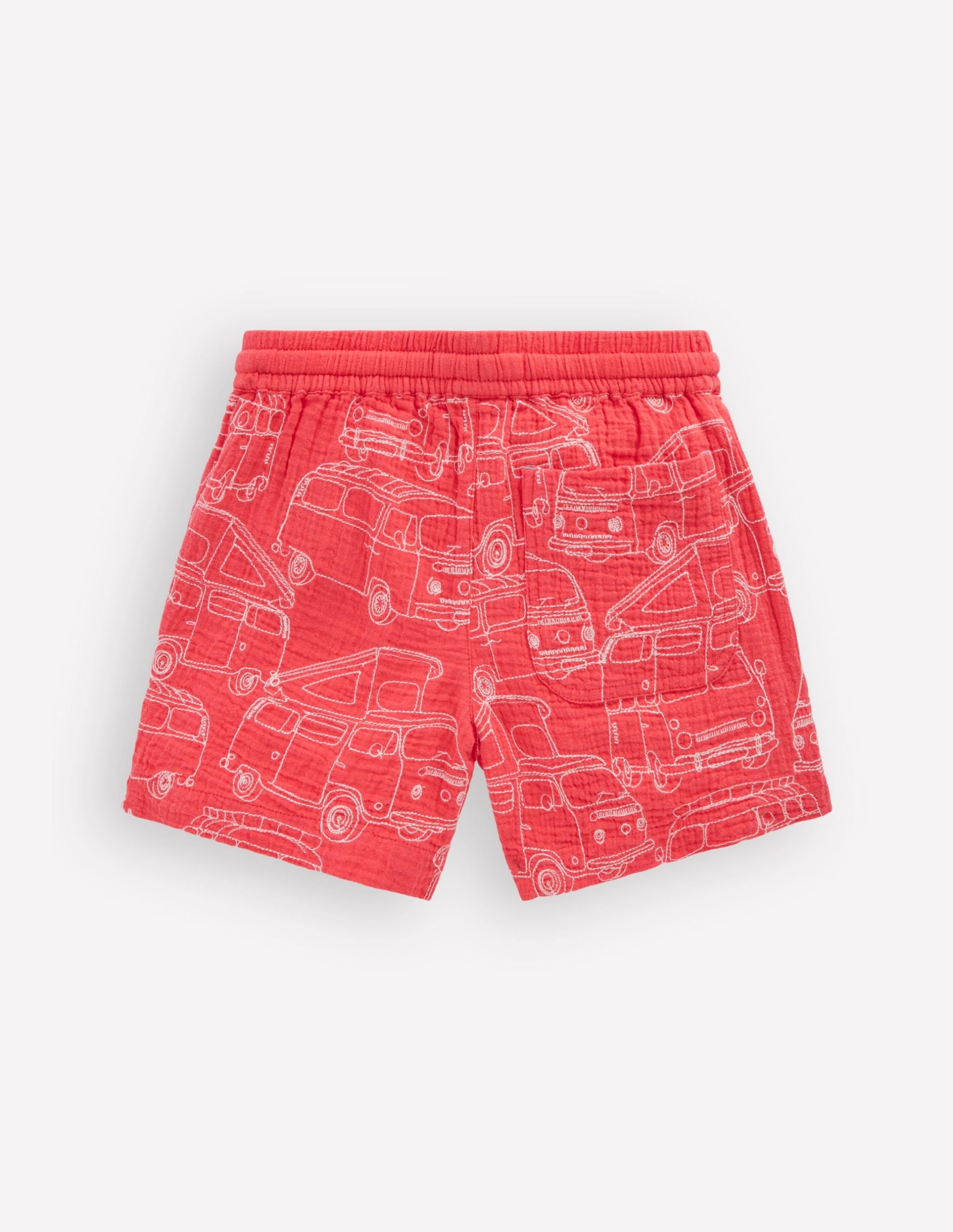 Double Cloth Shorts-Cayenne Embroidery - Image 2