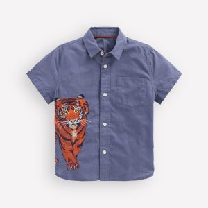 Superstitch Shirt-Vintage Indigo Tiger