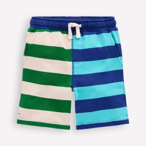 Printed Shorts-Hotch Stripe