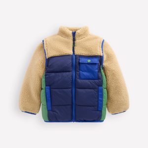 2-in-1 Borg Jacket-Winter Moss Mix