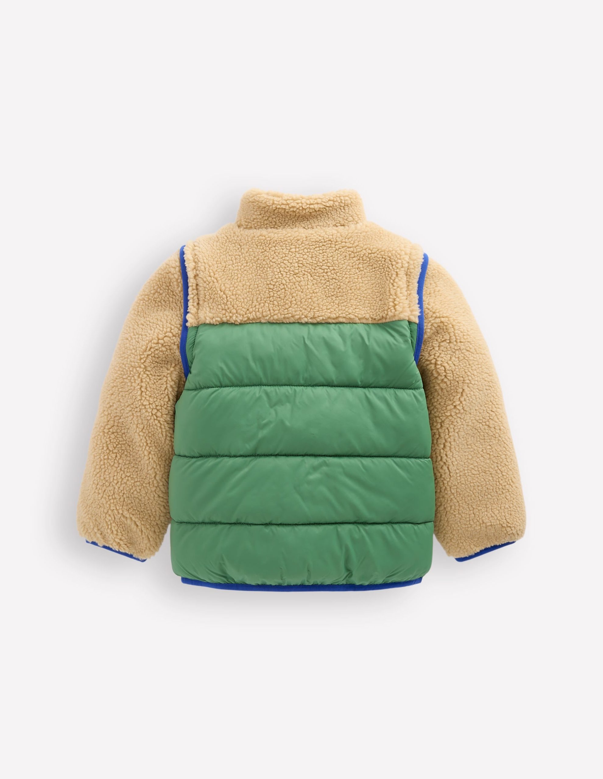 2-in-1 Borg Jacket-Winter Moss Mix - Image 2