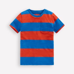 Everyday Short Sleeve T-Shirt-AURORA RED / DIRECTOIRE BLUE