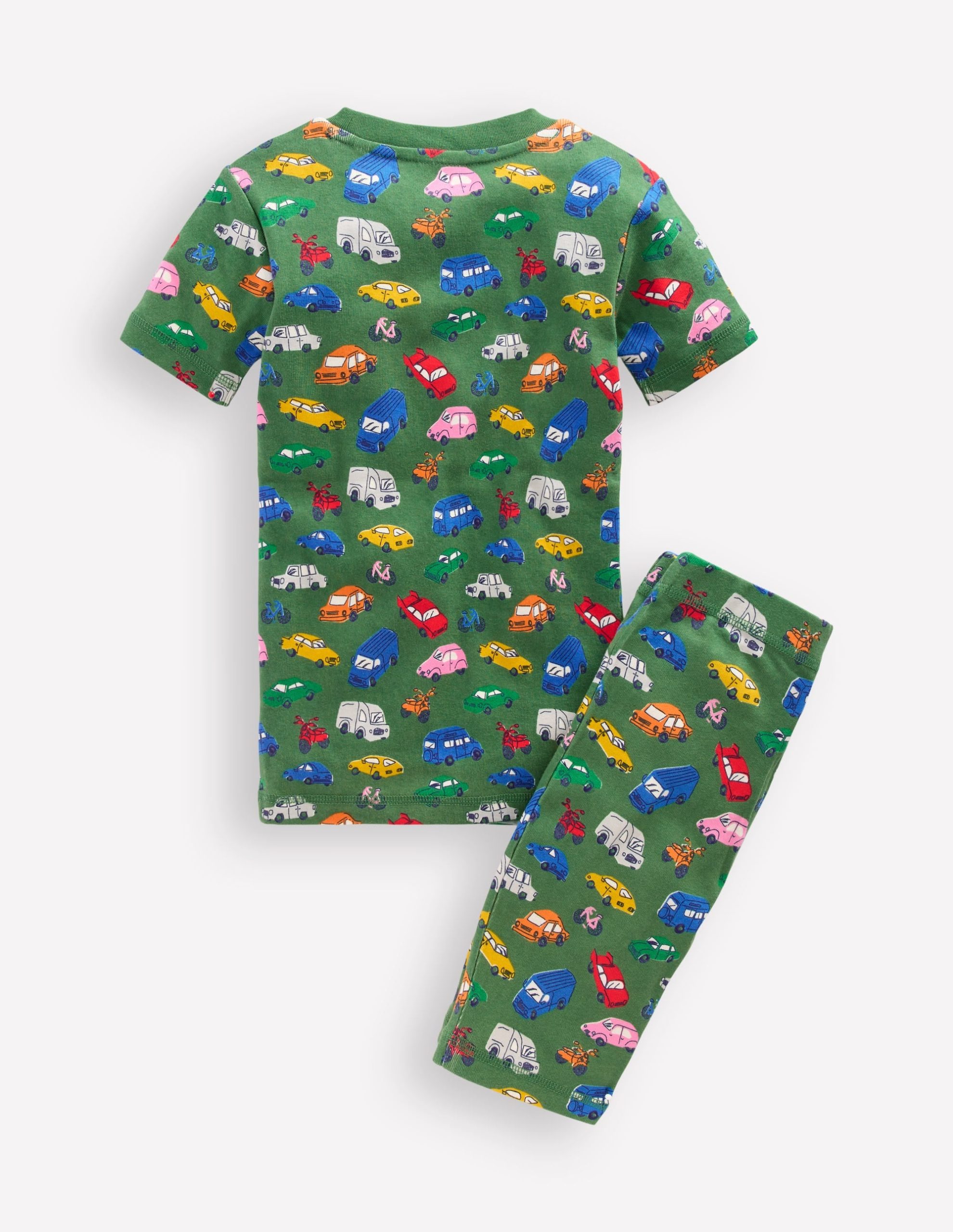Snug Short John Pajamas-Traffic Jam - Image 2