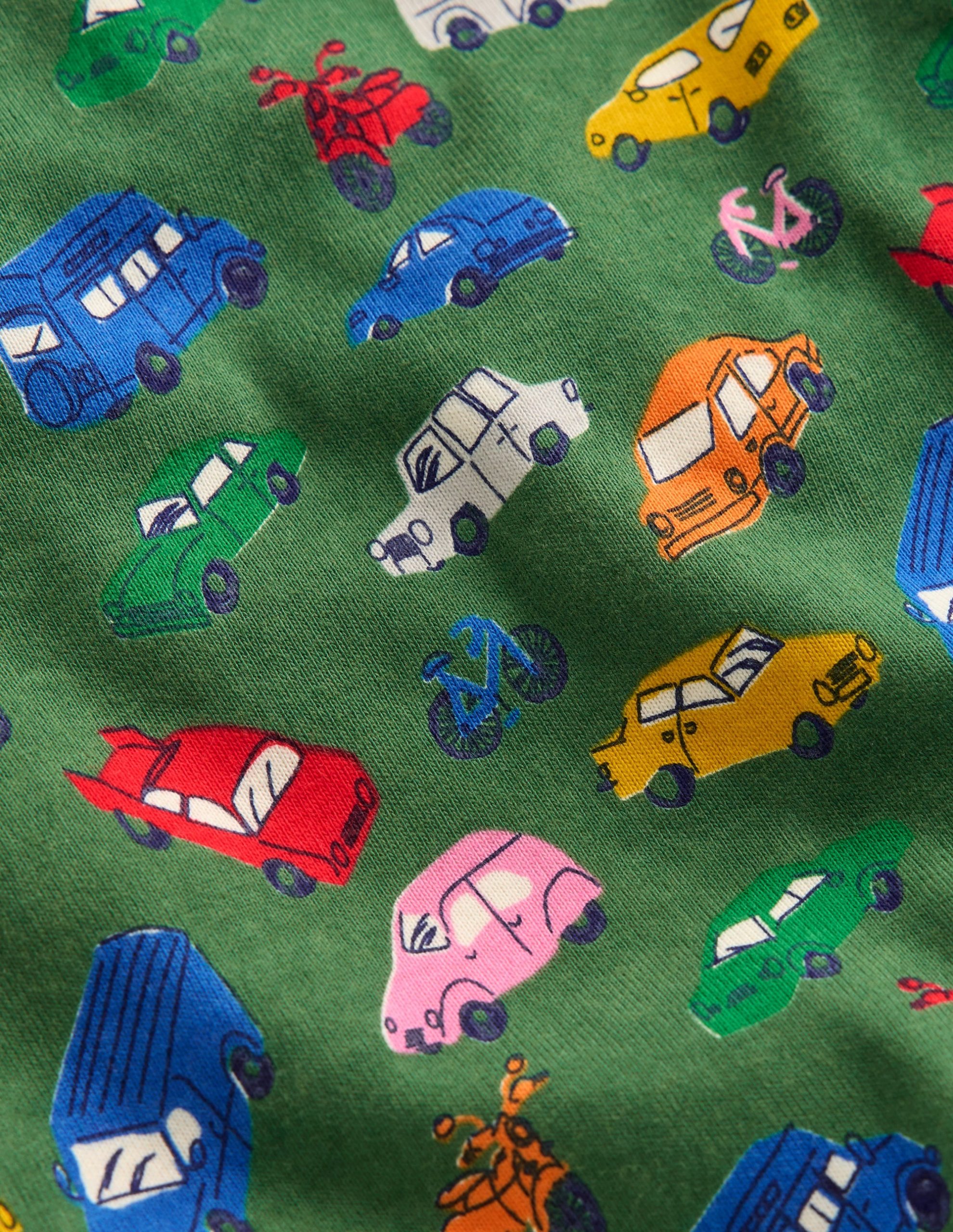 Snug Short John Pajamas-Traffic Jam - Image 3
