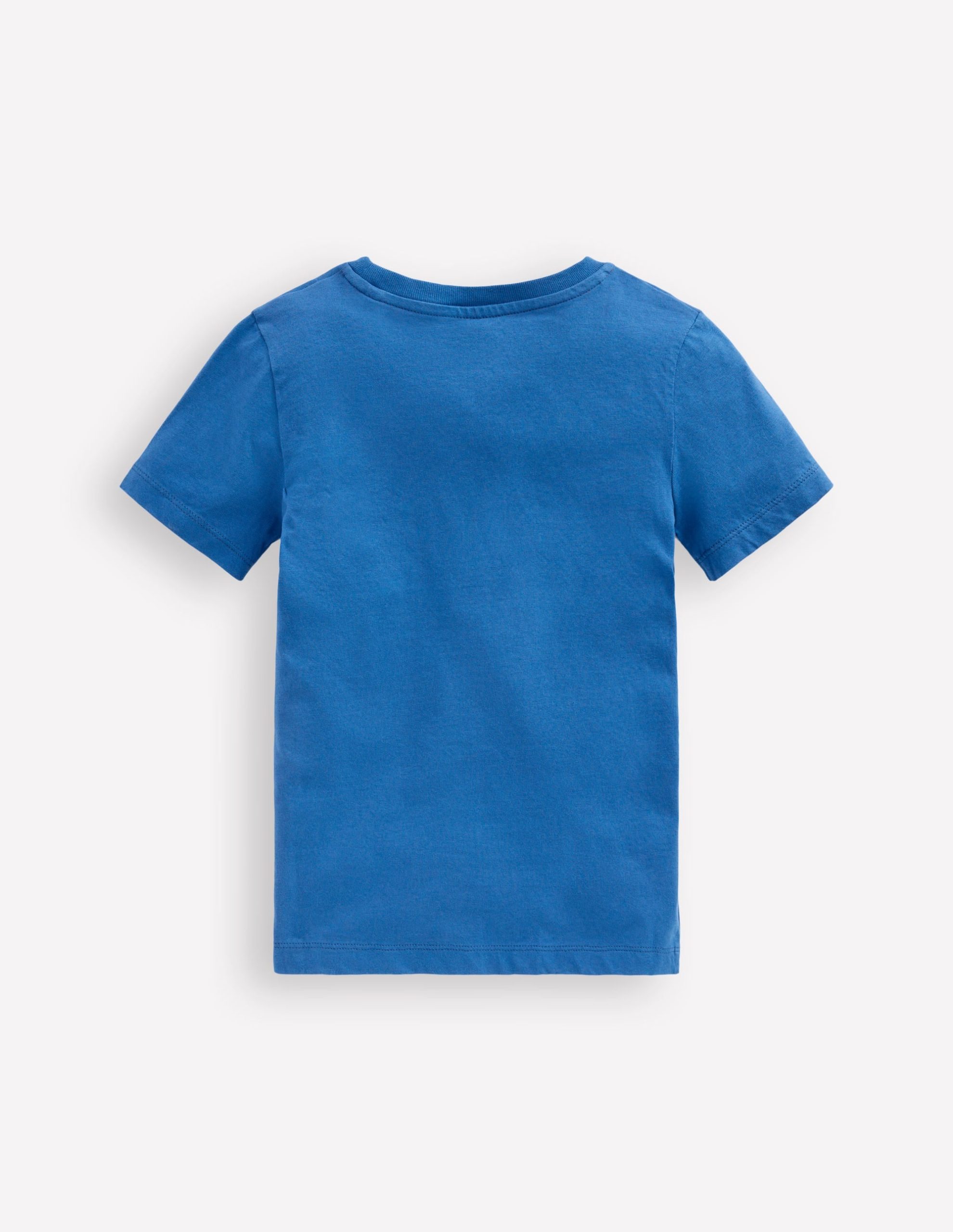 Short Sleeve Fun Appliqué Tee-Bluejay Shark - Image 2