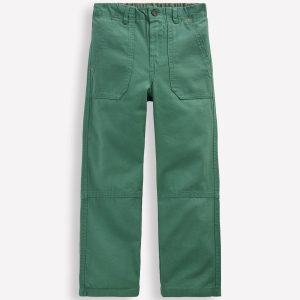 Canvas Carpenter Trousers-Blue spruce