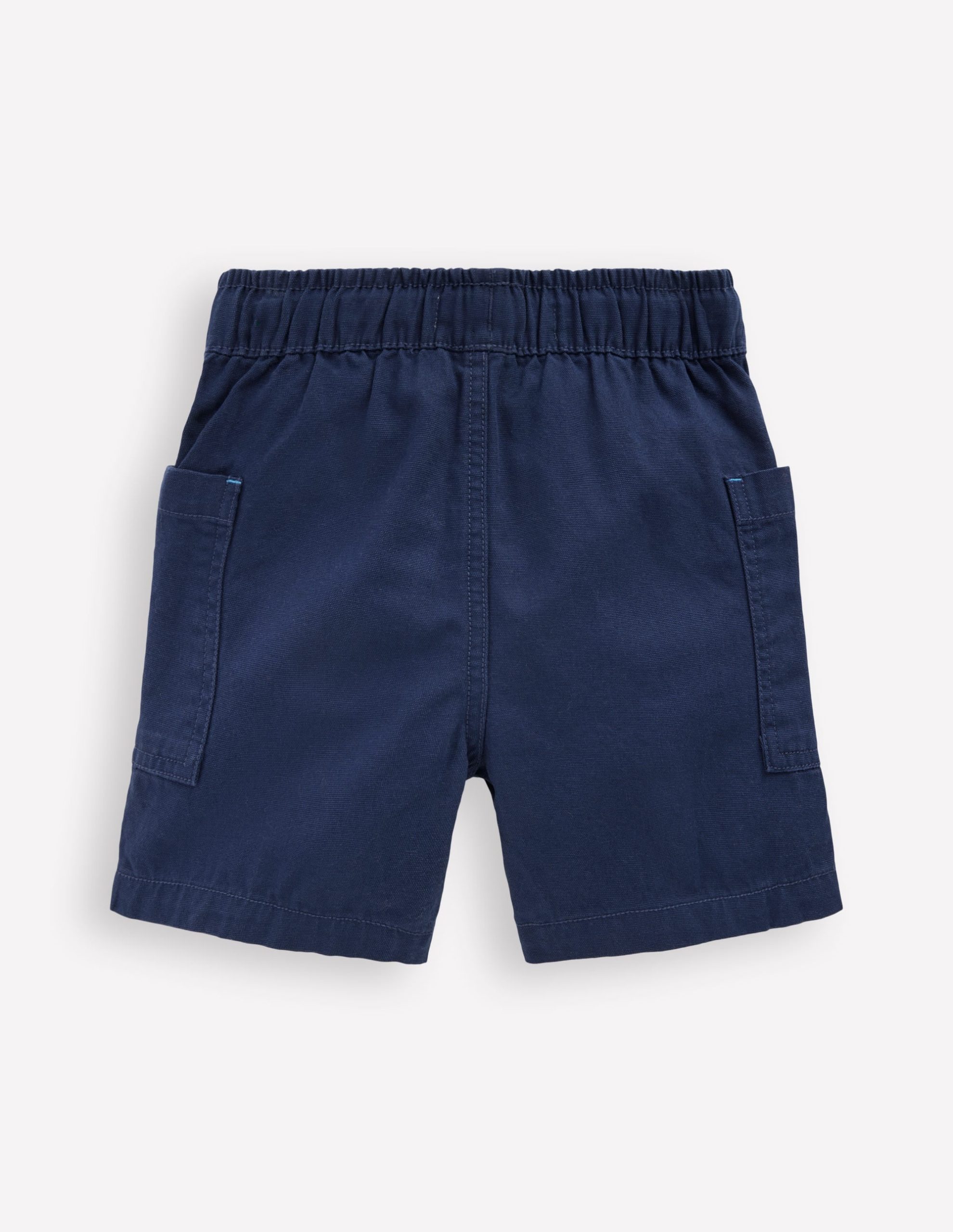 Cotton Pocket Shorts-Medieval Blue - Image 2