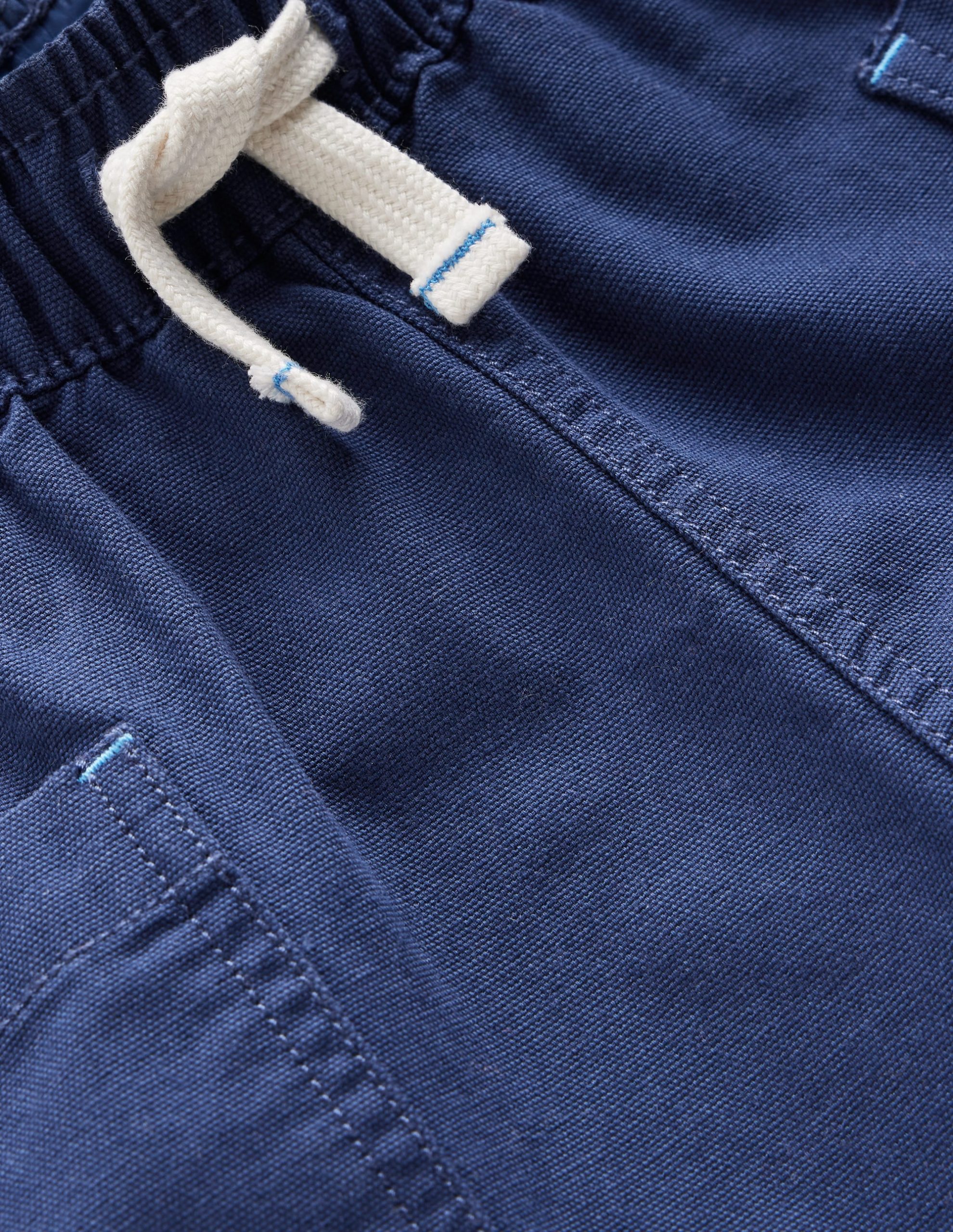 Cotton Pocket Shorts-Medieval Blue - Image 3