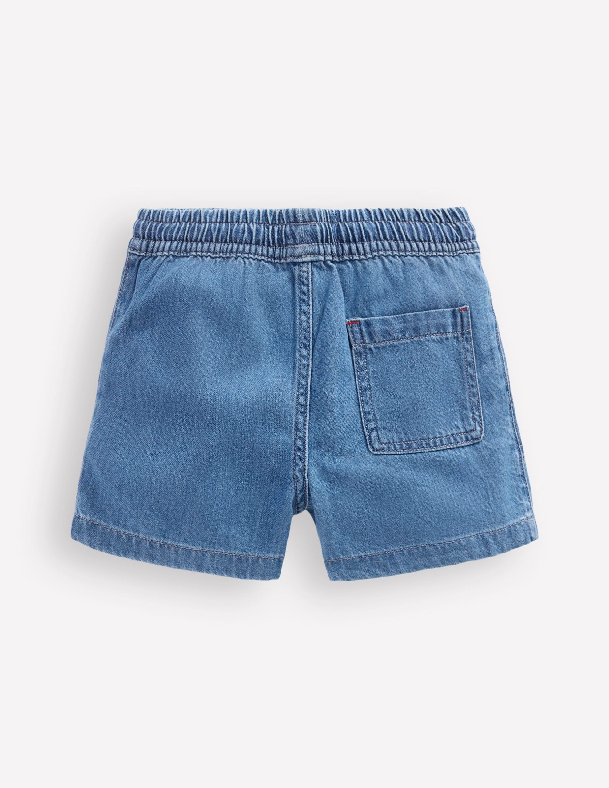 Soft Denim Shorts-Denim - Image 5