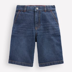 Carpenter Shorts-Indigo
