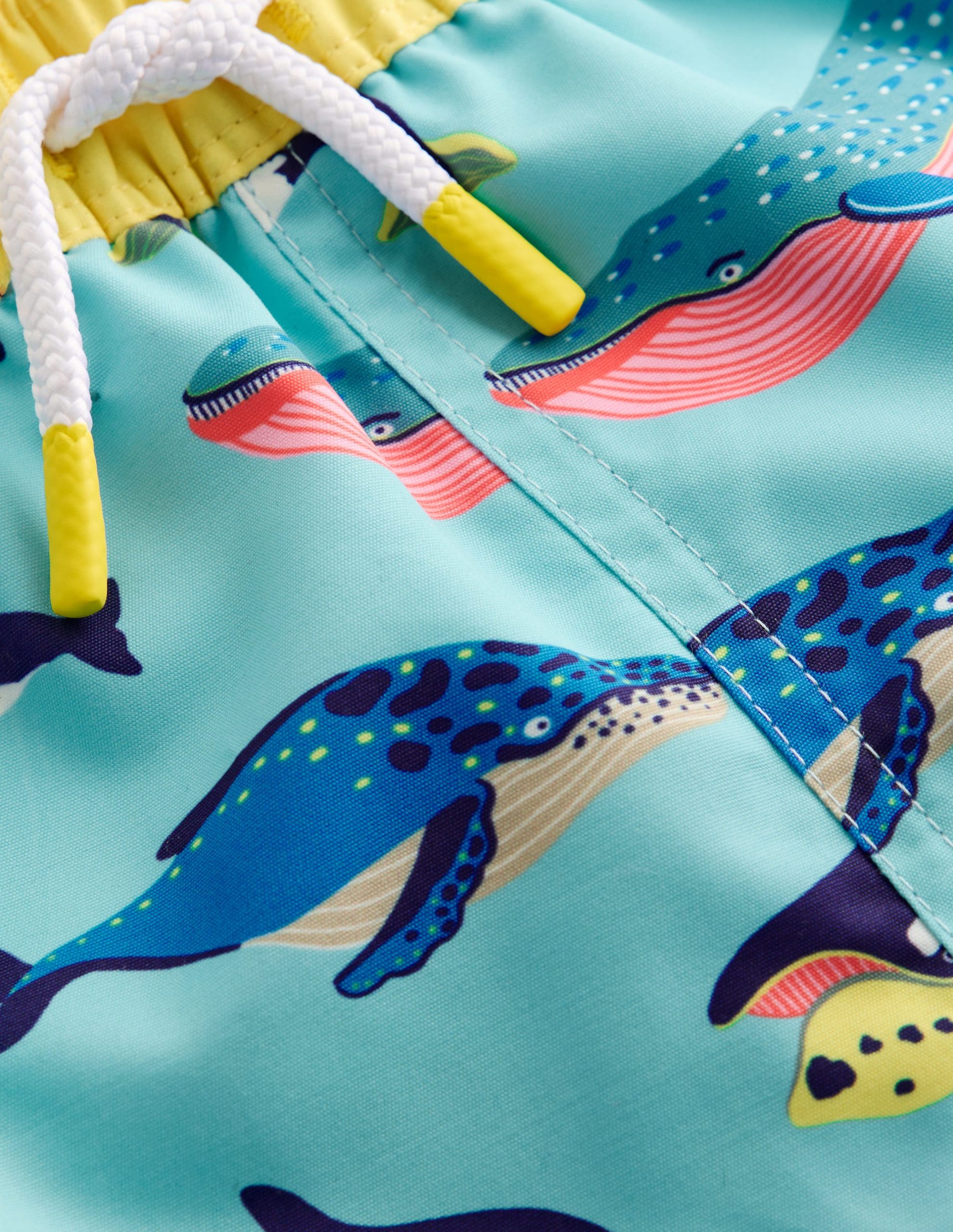 Swim Shorts-Swimming Whales - Image 3
