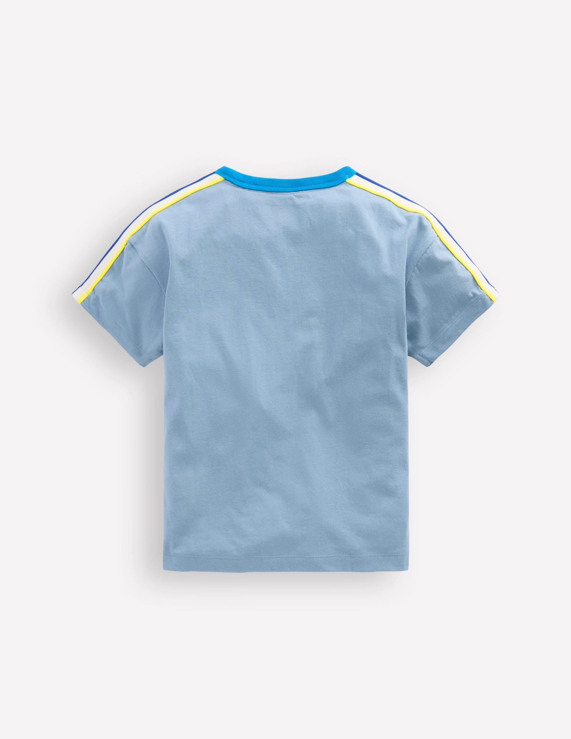 Relaxed Rainbow Tape T-shirt-Regatta Blue - Image 2