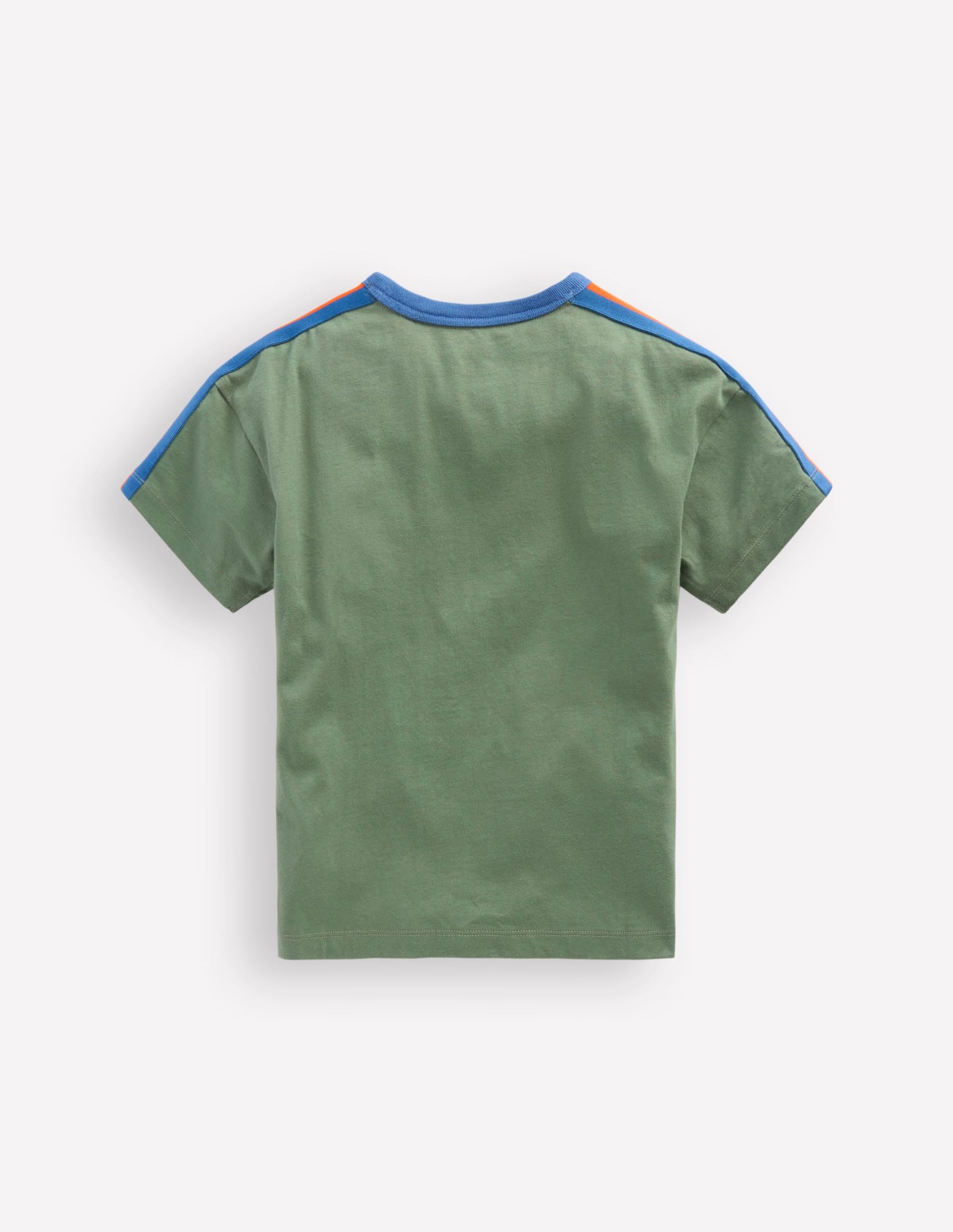 Relaxed Rainbow Tape T-shirt-Bottle Green - Image 2