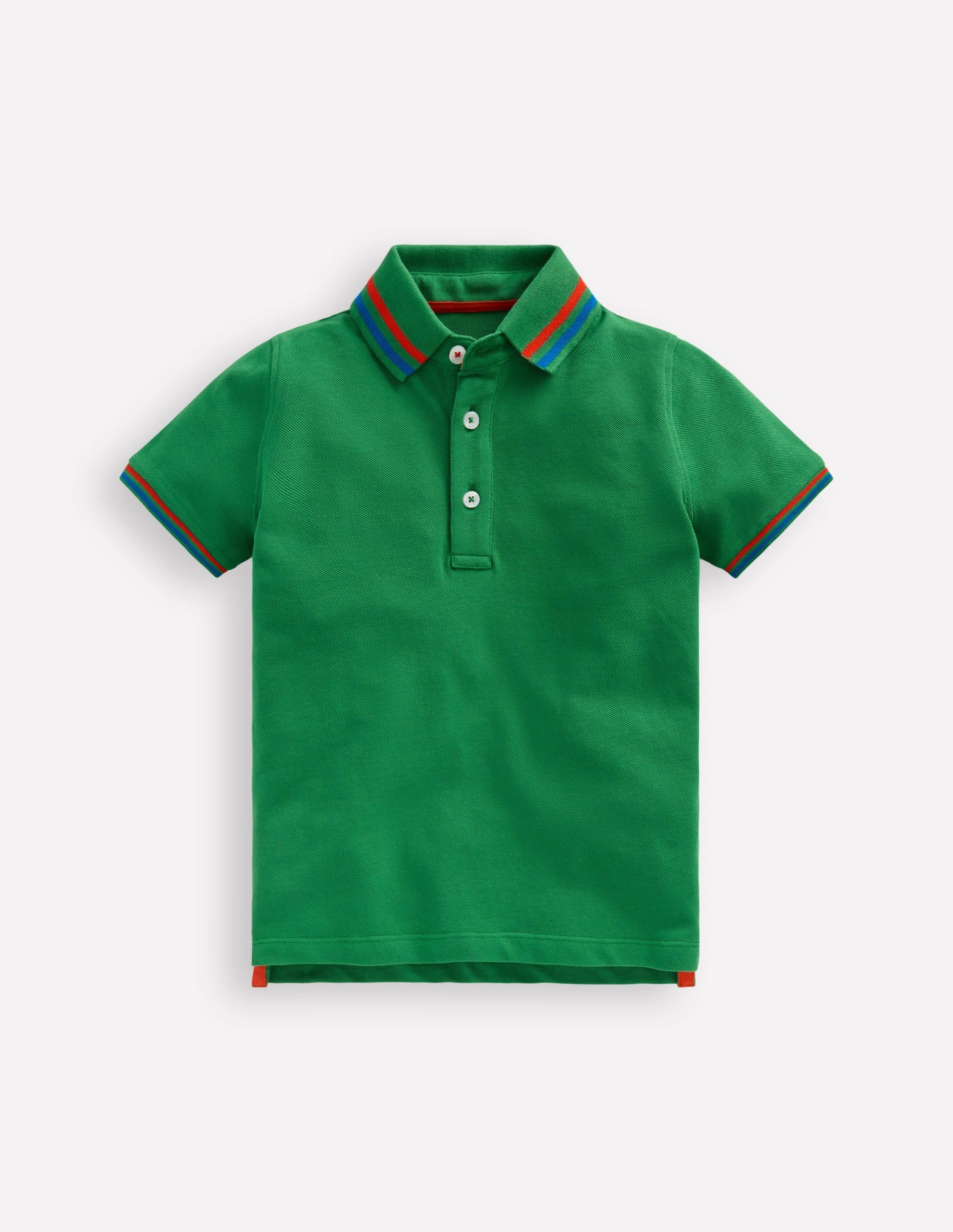 Piqué Polo Shirt-Highland Green - Image 3