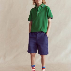 Piqué Polo Shirt-Highland Green