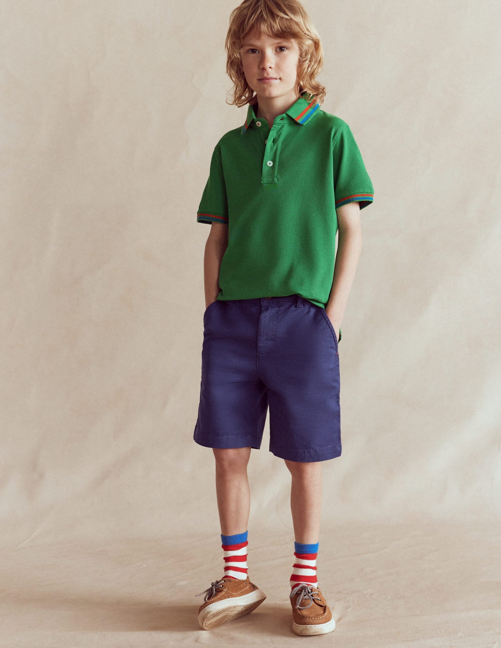 Piqué Polo Shirt-Highland Green