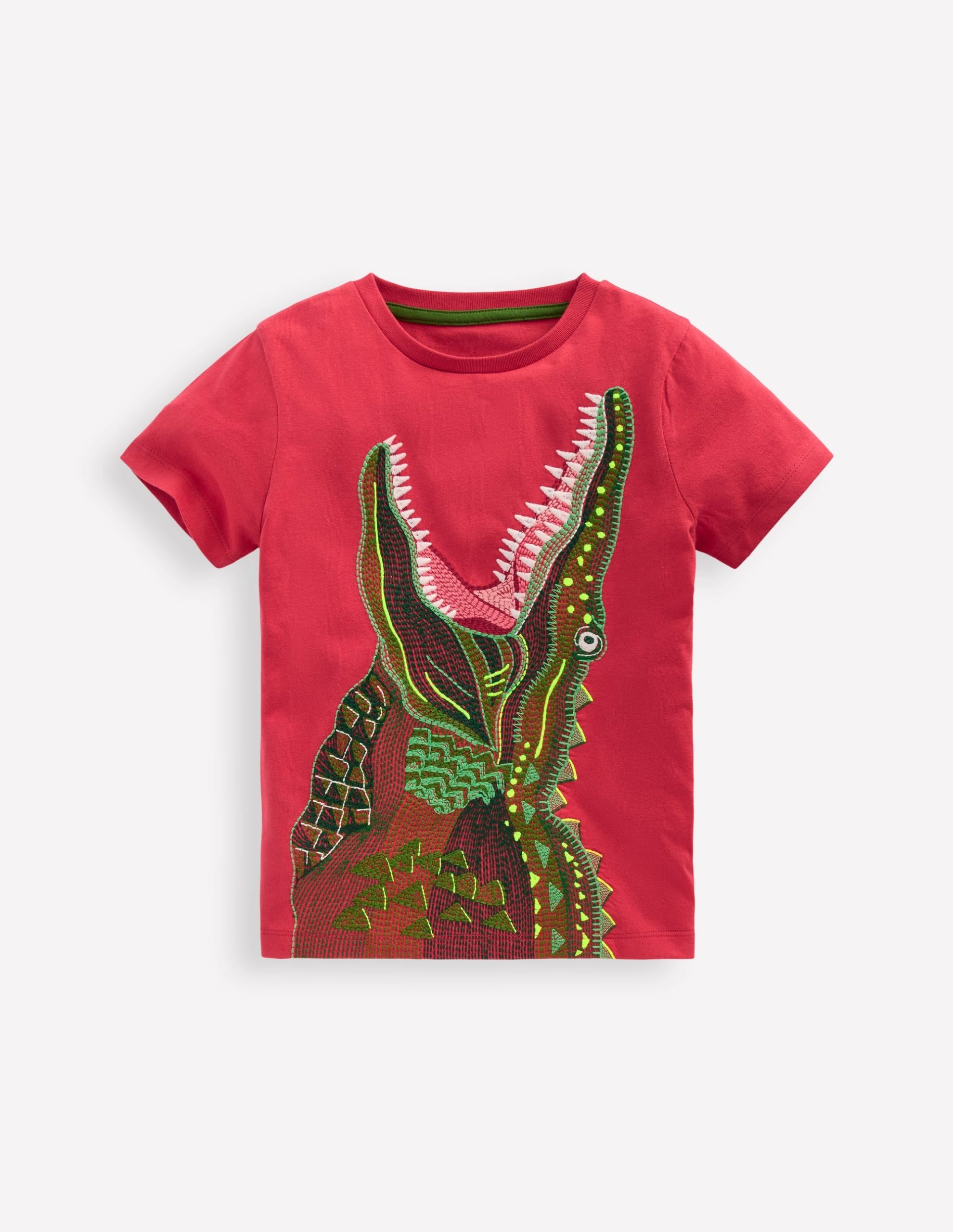Superstitch T-Shirt-Red Crocodile