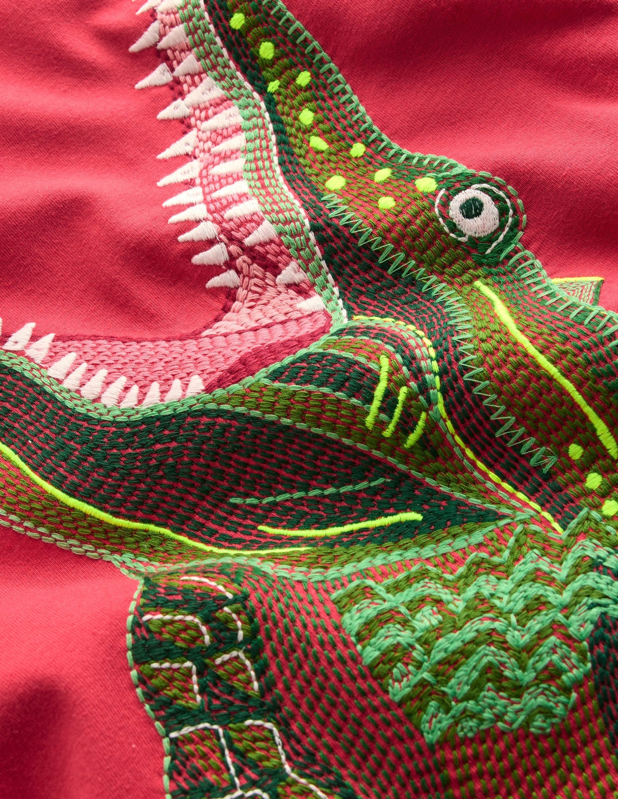 Superstitch T-Shirt-Red Crocodile - Image 3