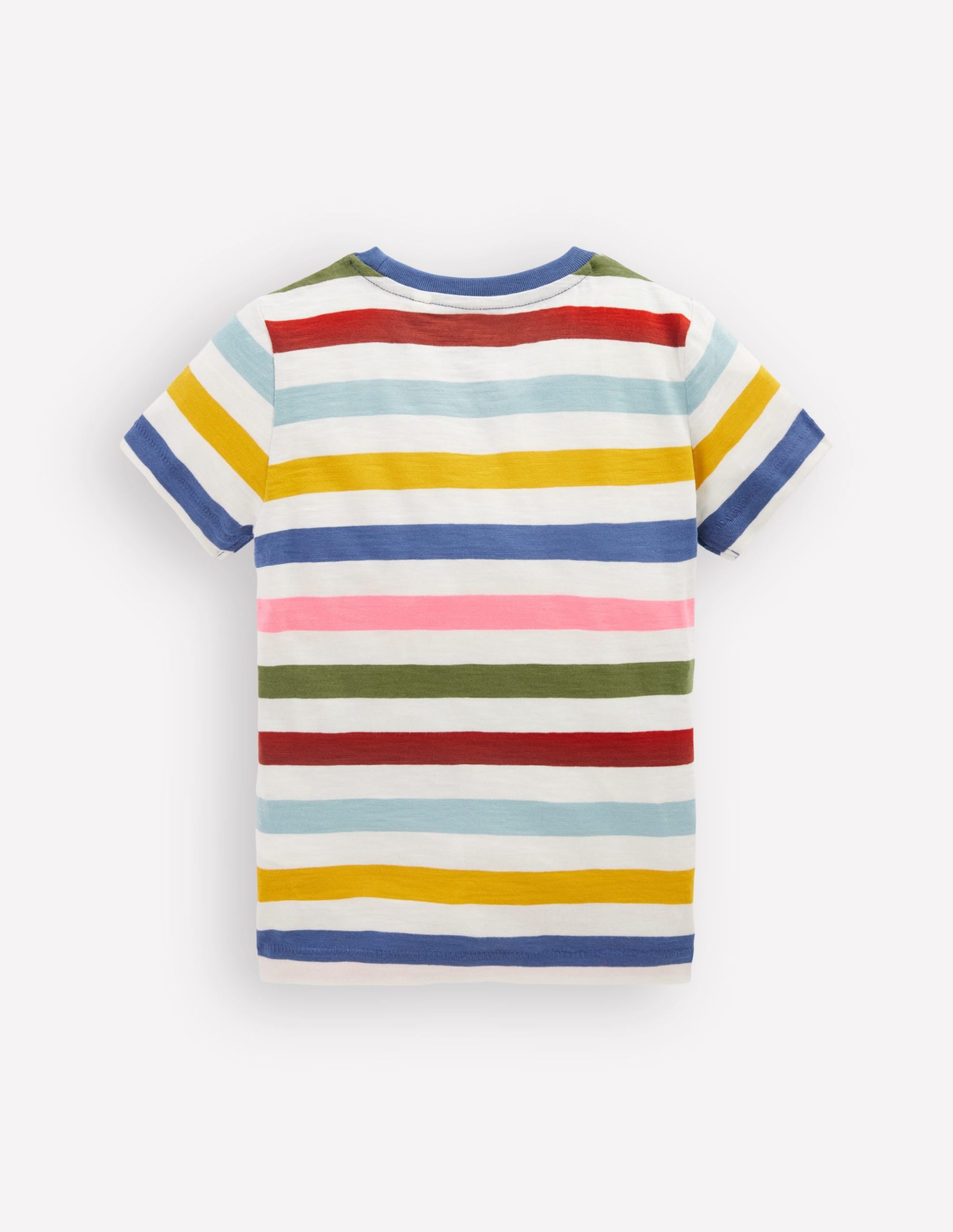 Everyday Short Sleeve T-Shirt-Multi Stripe - Image 2