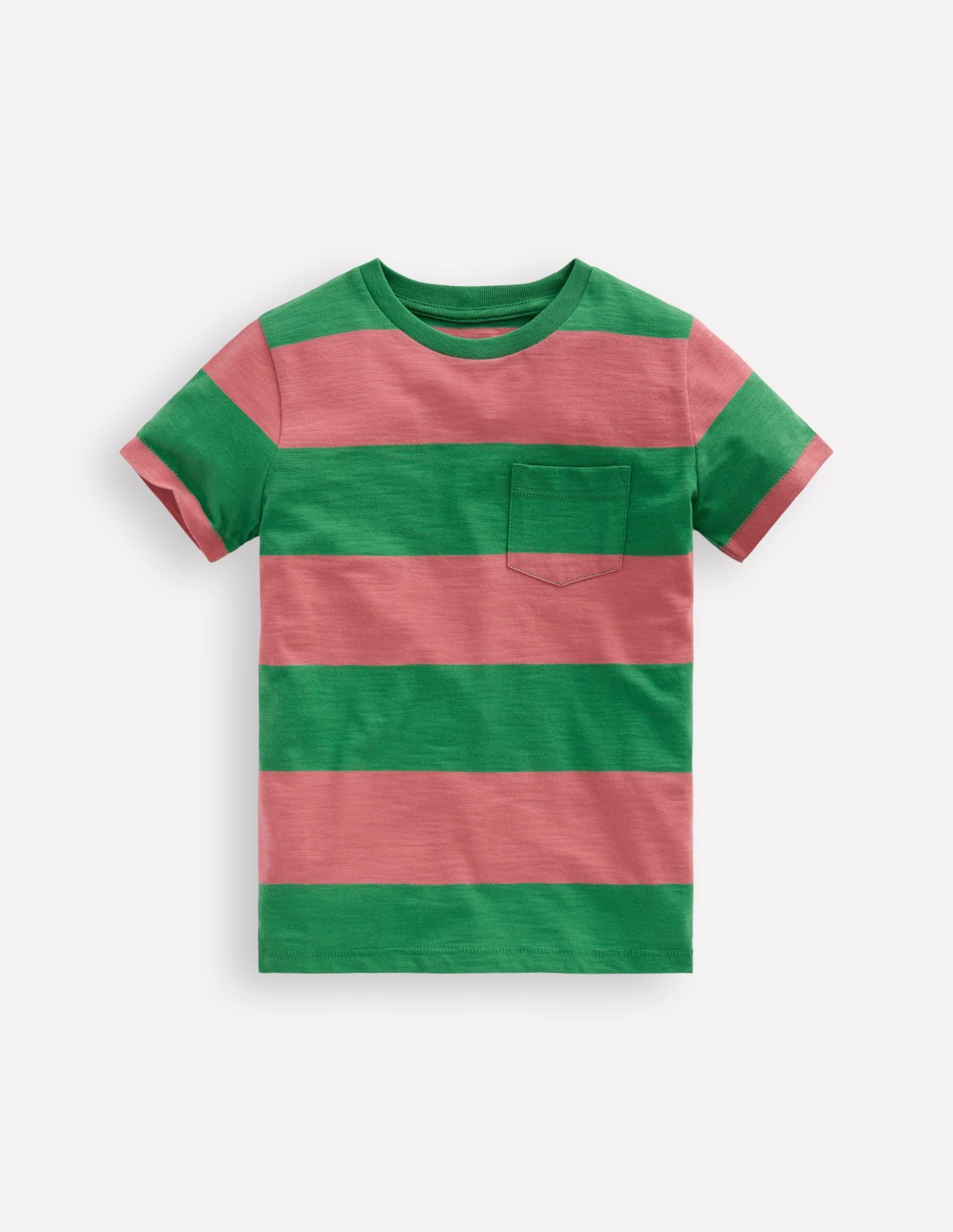 Everyday Short Sleeve T-Shirt-Shamrock Green/Chintz Pink - Image 4