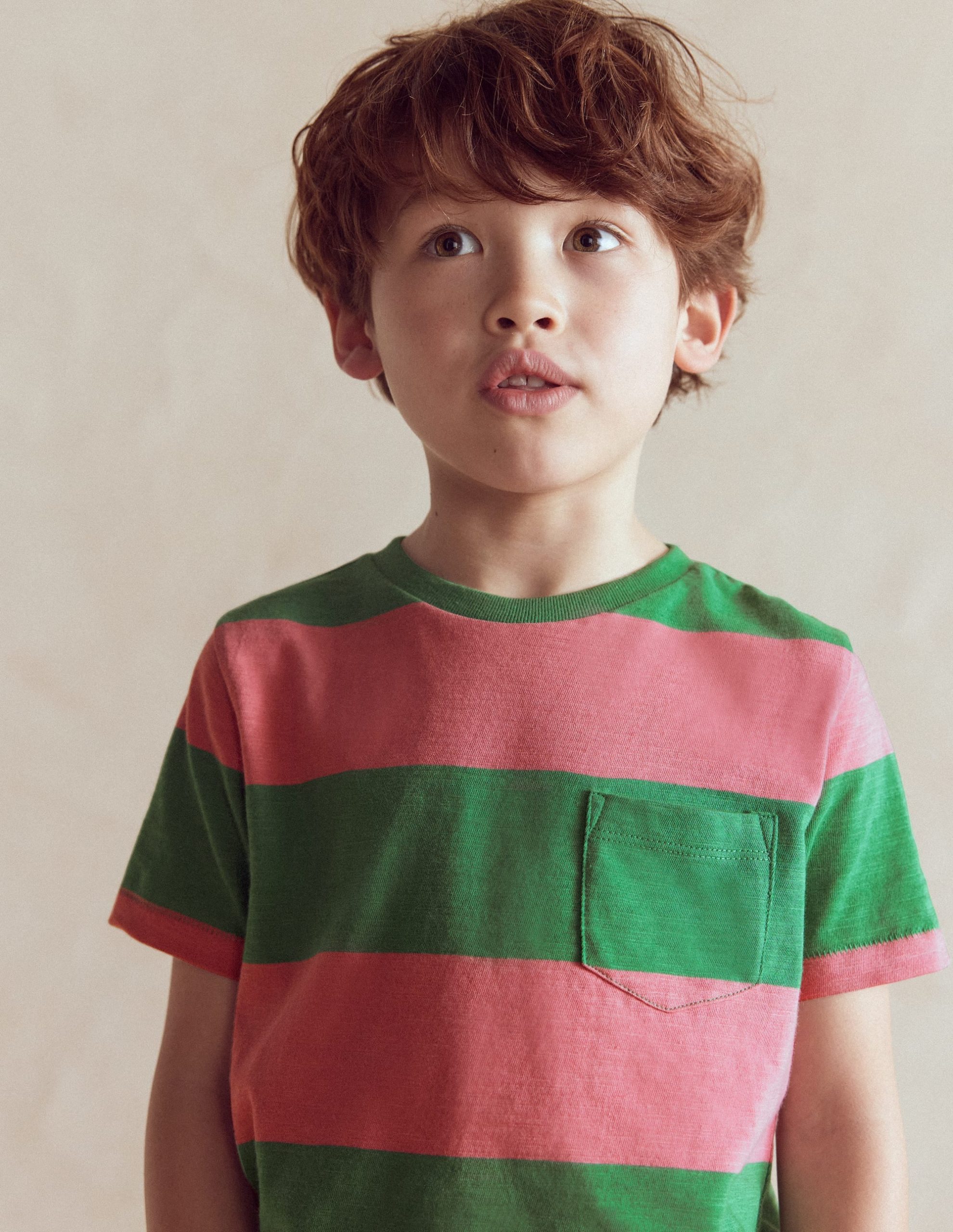 Everyday Short Sleeve T-Shirt-Shamrock Green/Chintz Pink - Image 3