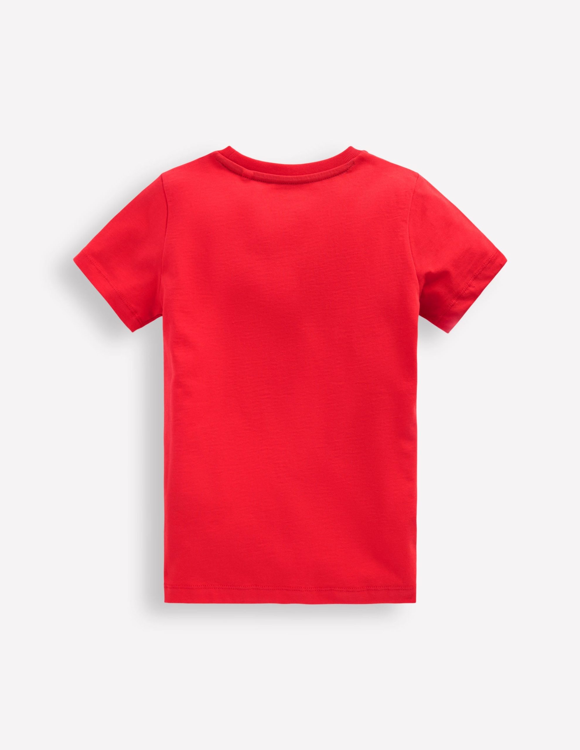 Glow-In-The-Dark T-shirt-Hot Coral Sharks Teeth - Image 2