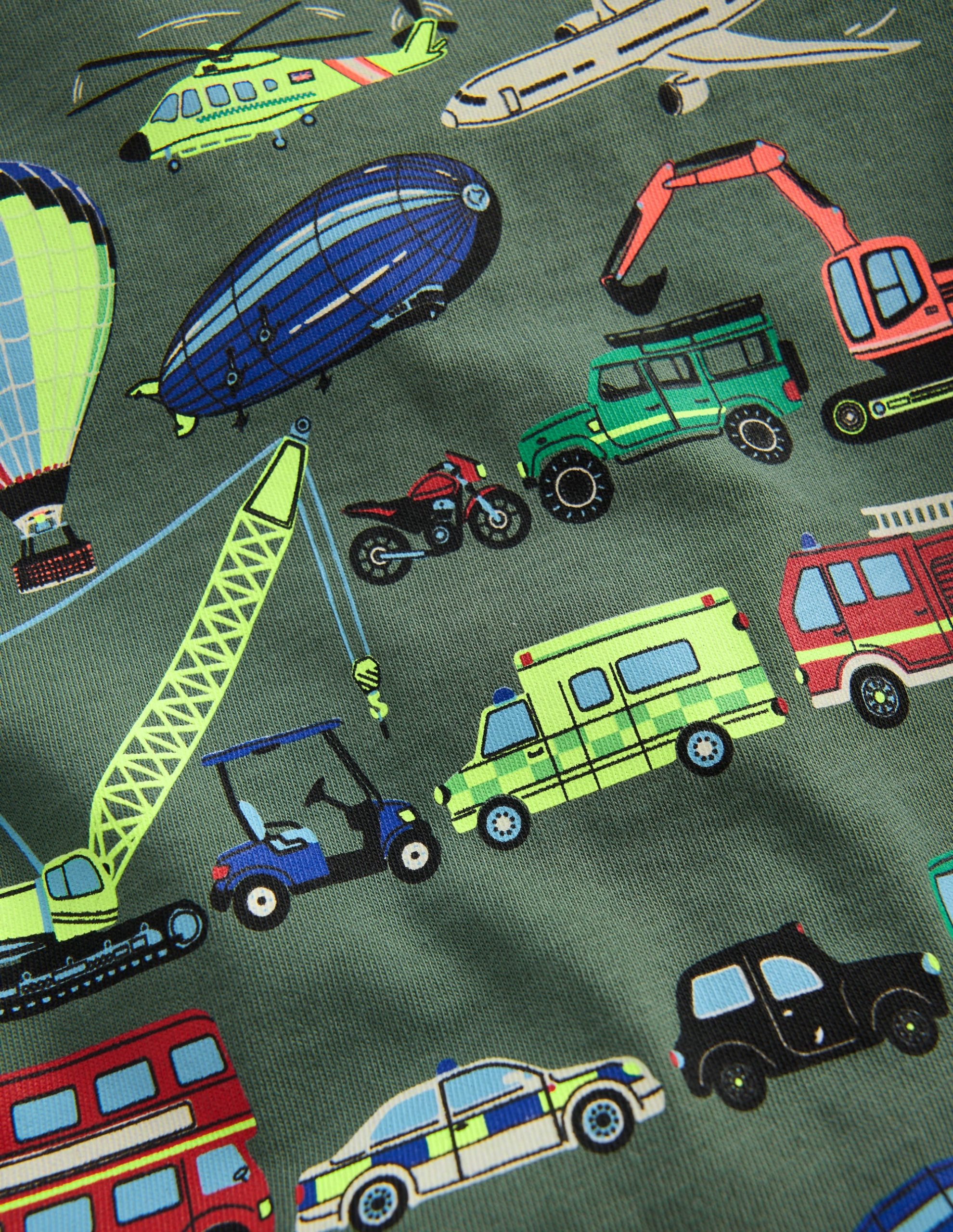 Glow-In-The-Dark T-shirt-Bottle Green Transport - Image 3