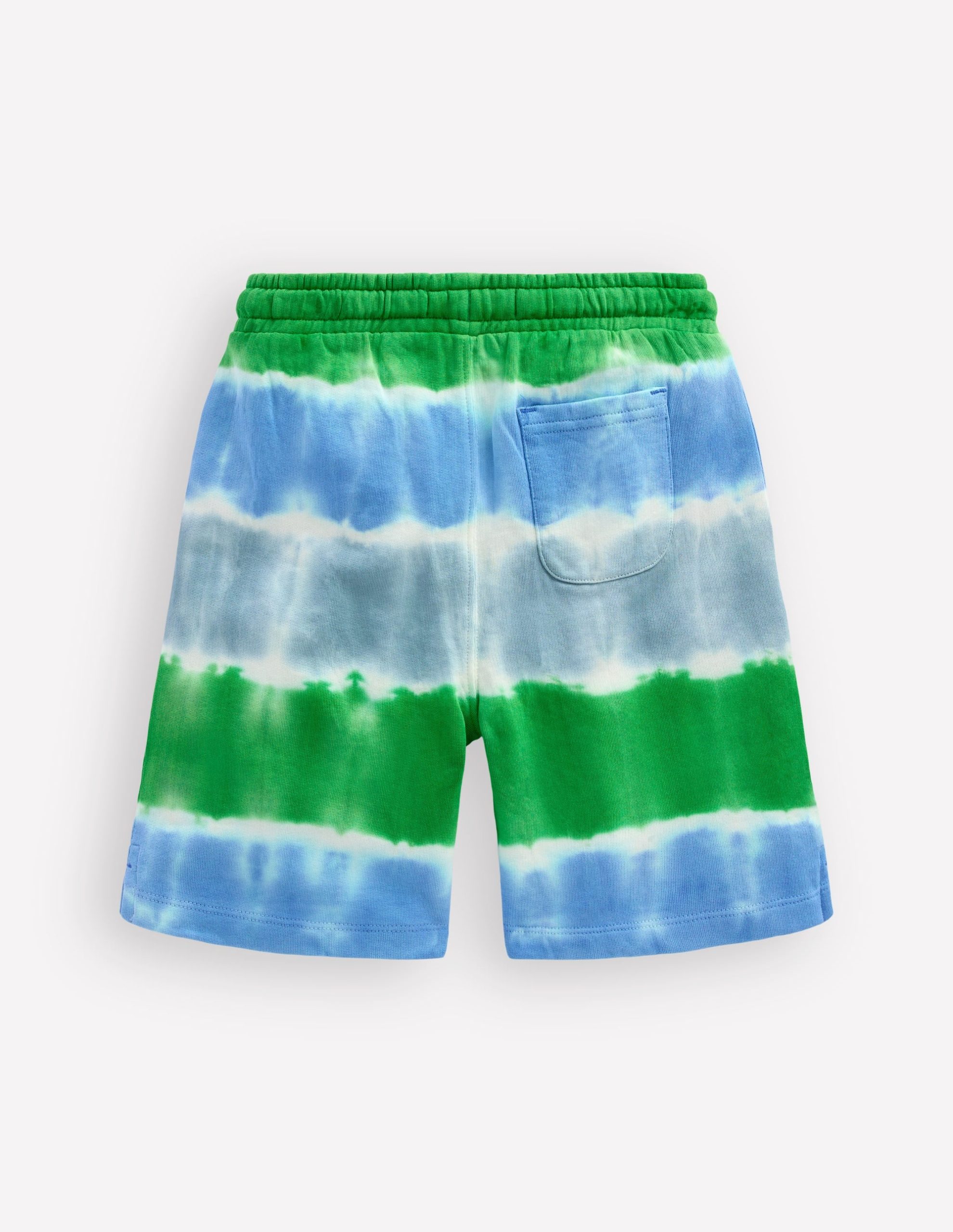 Tie Dye Shorts-Green and Blue - Image 3