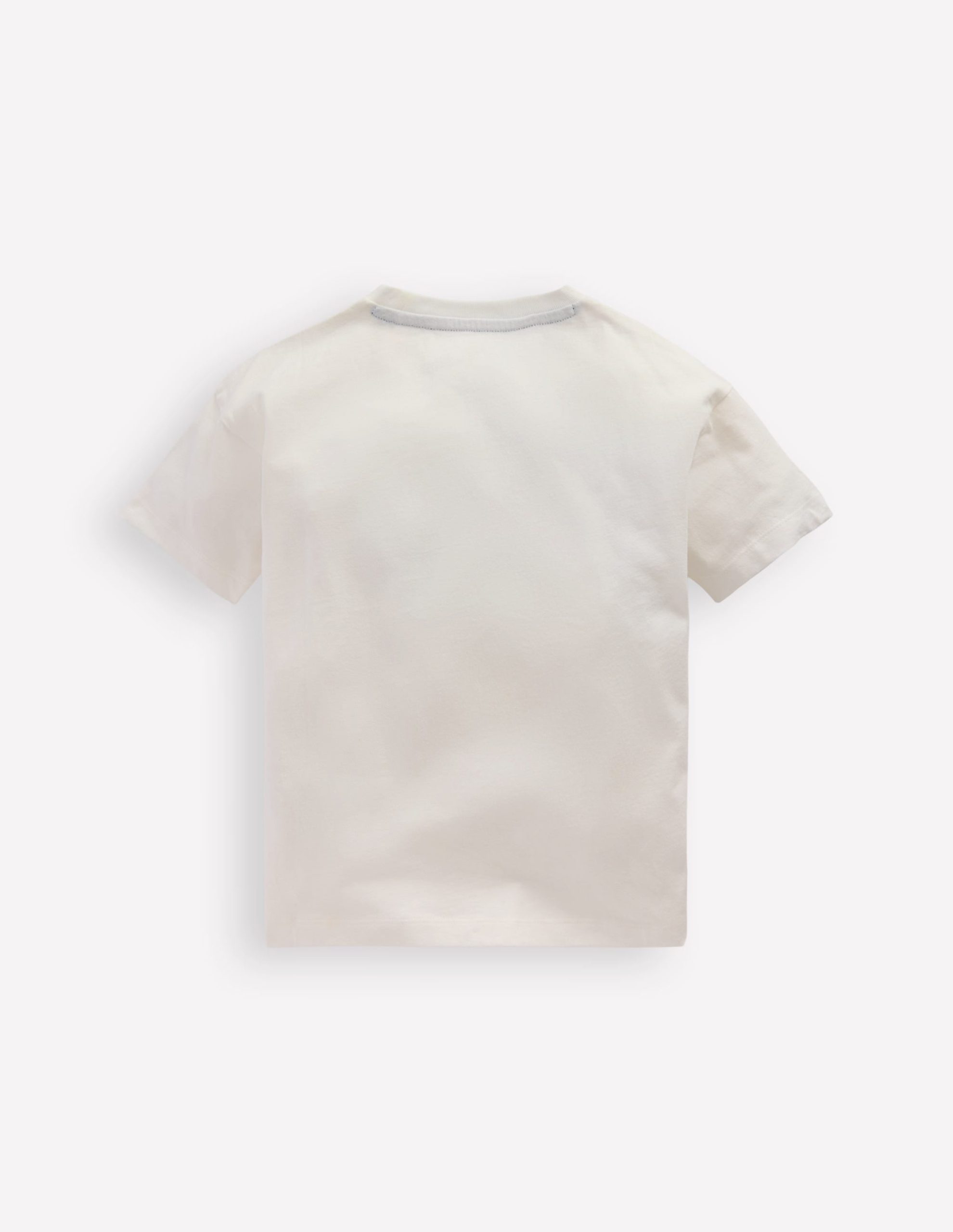 Short Sleeve Badge T-shirt-Soft Ivory Sports - Image 2