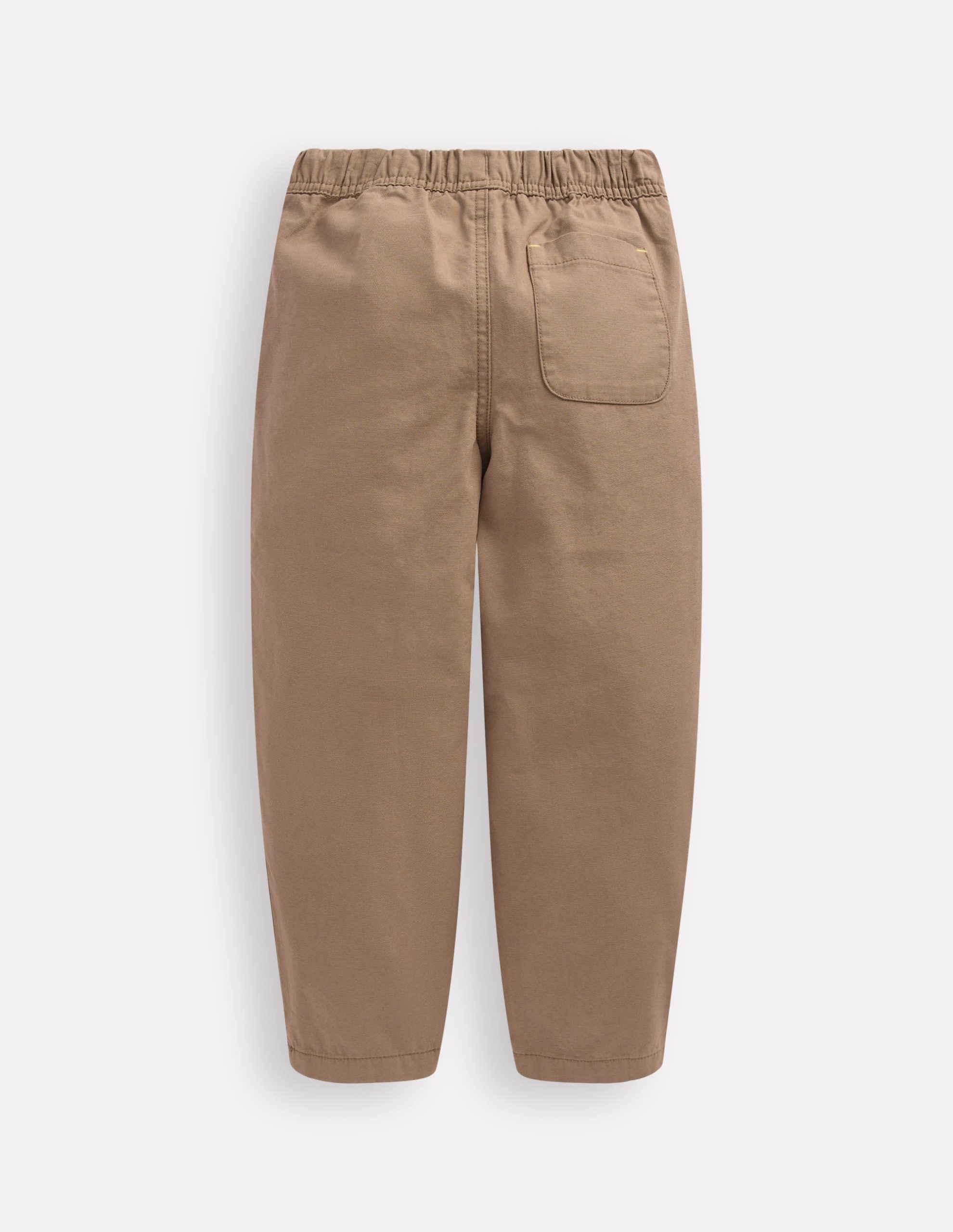 Pull-on Relaxed Pants-Greige - Image 2