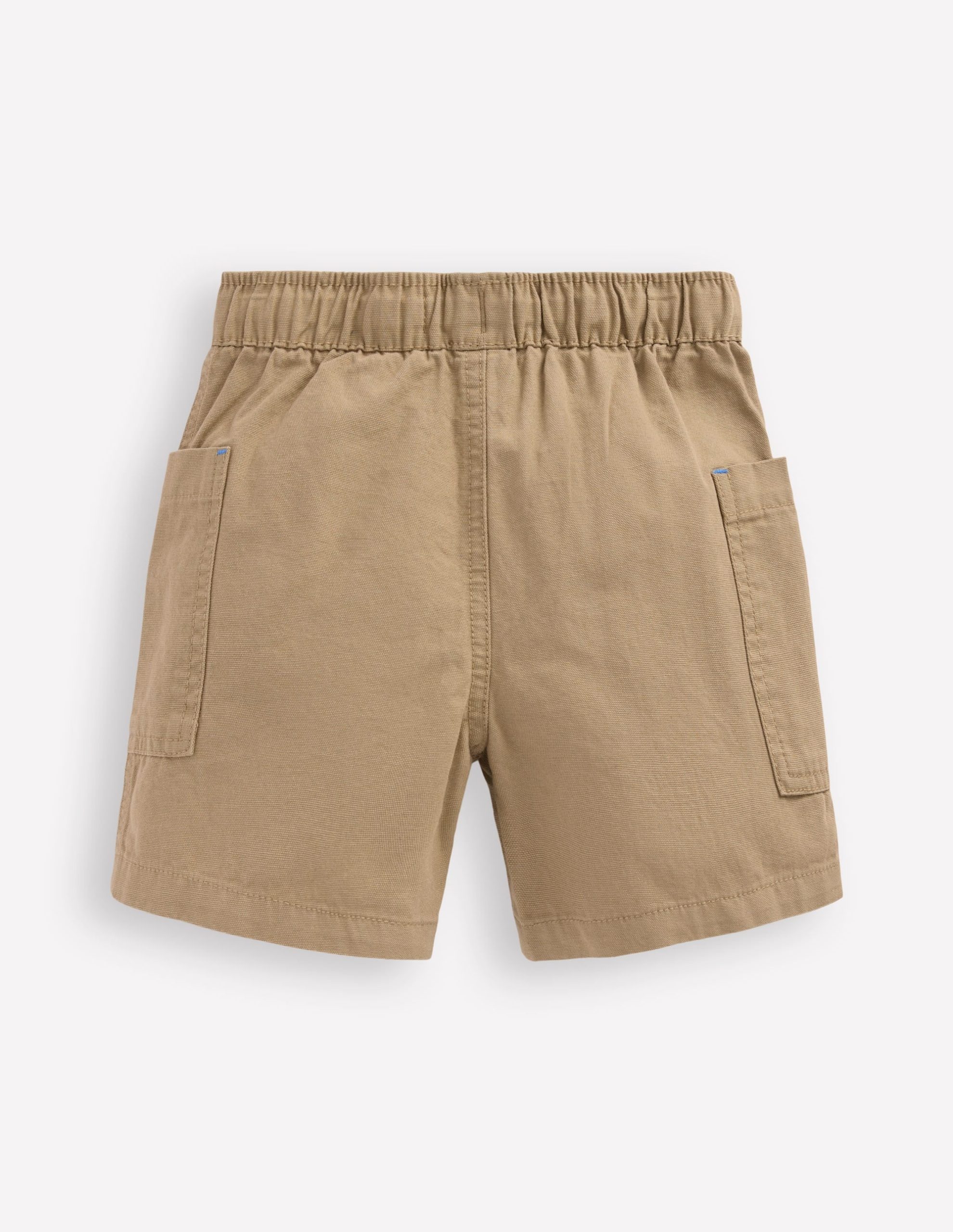 Cotton Pocket Shorts-Macadamia - Image 2