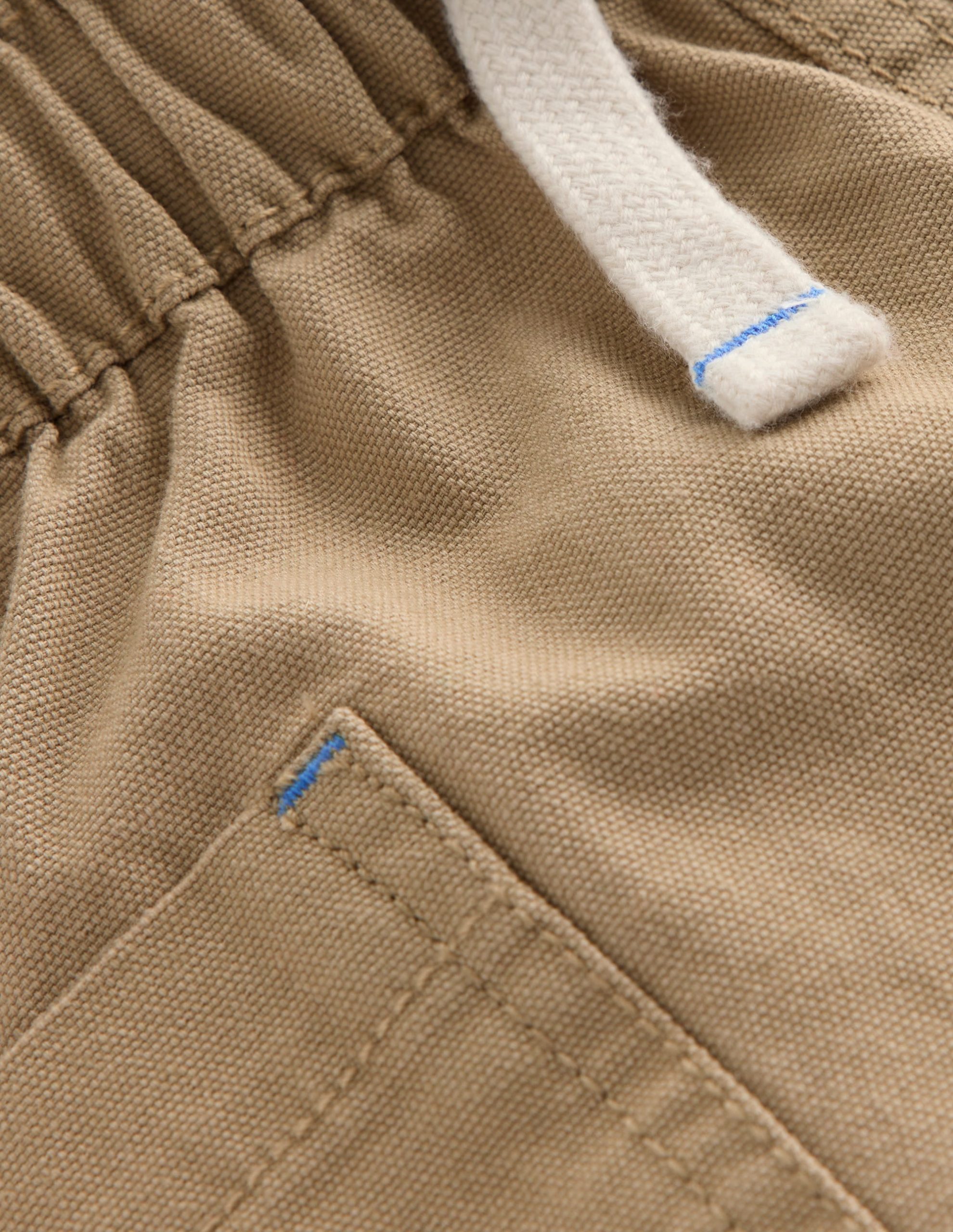Cotton Pocket Shorts-Macadamia - Image 3