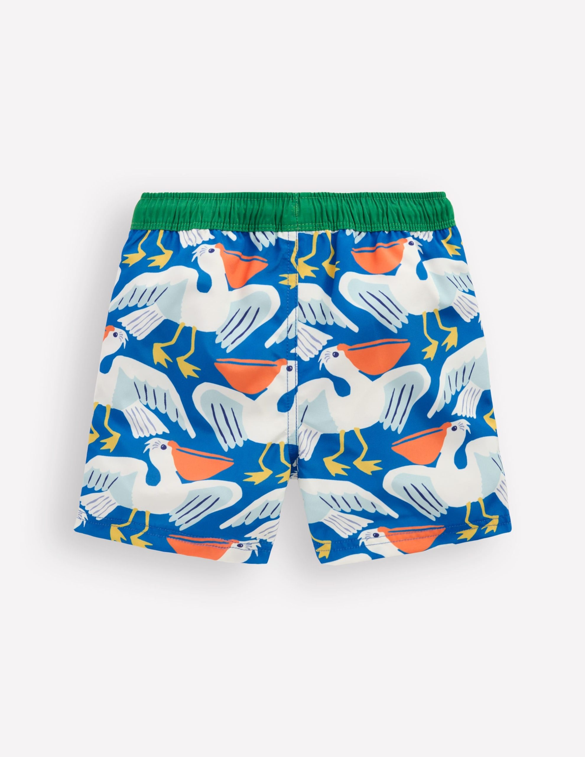 Swim Shorts-Kingfisher Blue Pelicans - Image 2