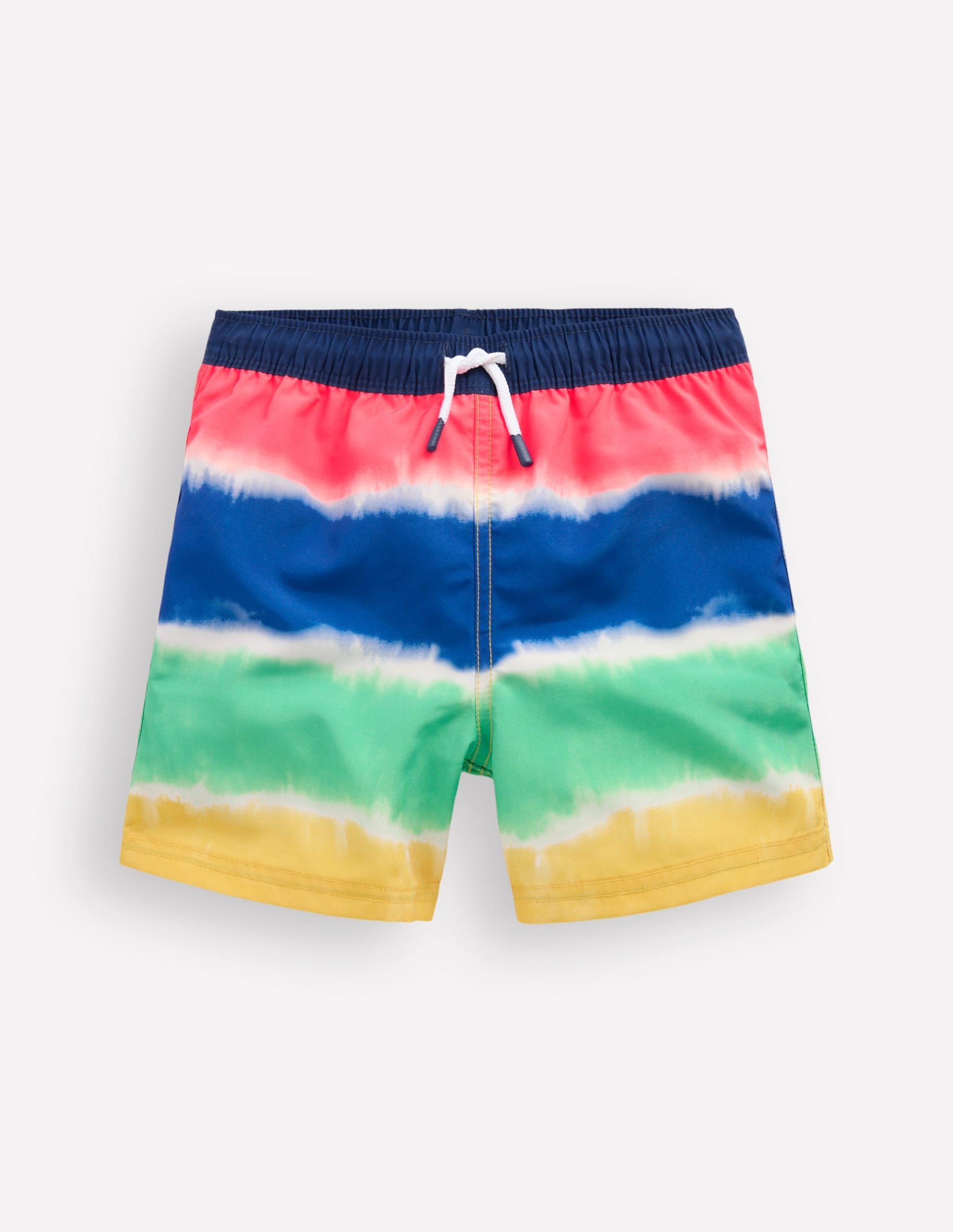 Swim Shorts-Rainbow Tie Dye