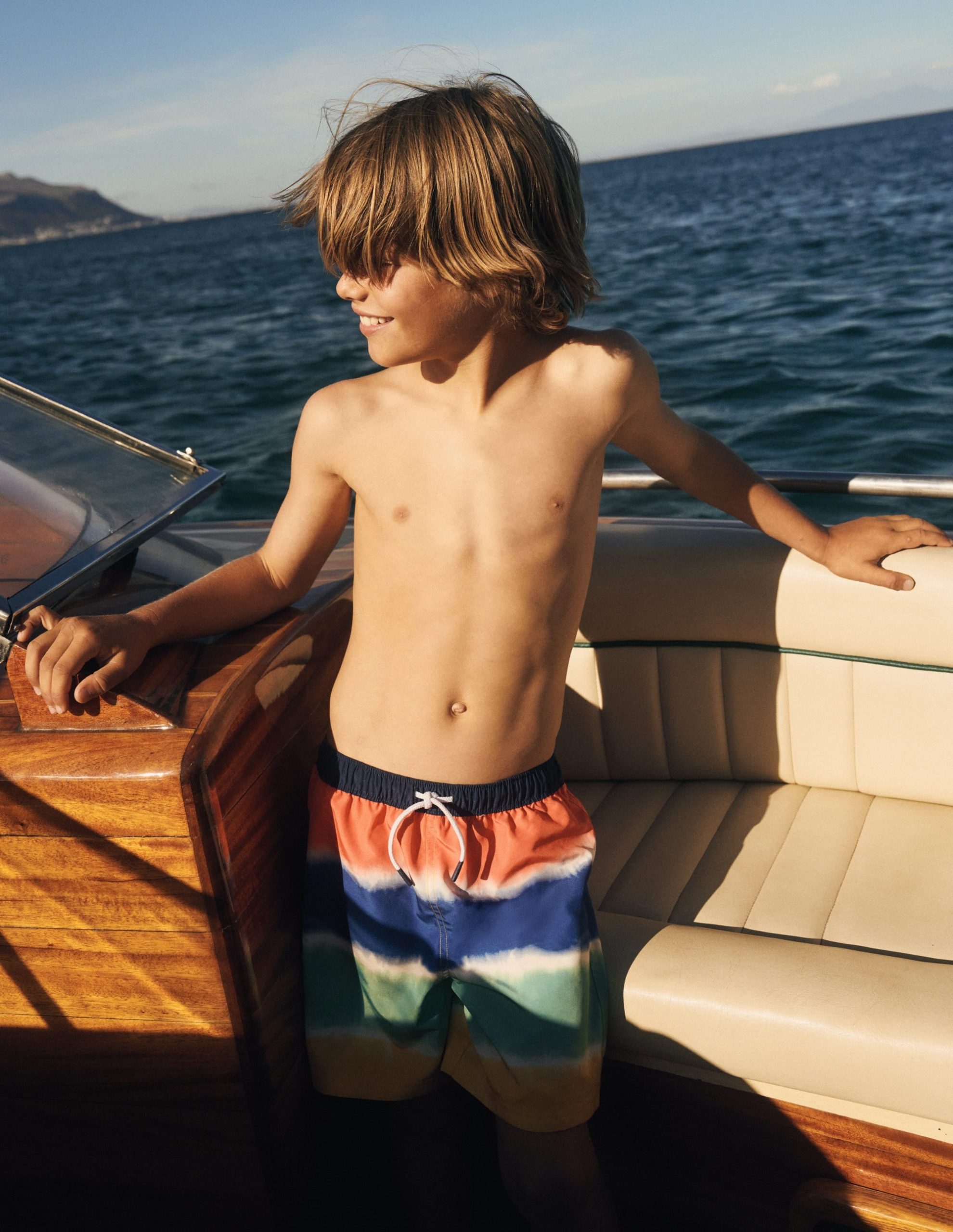 Swim Shorts-Rainbow Tie Dye - Image 4