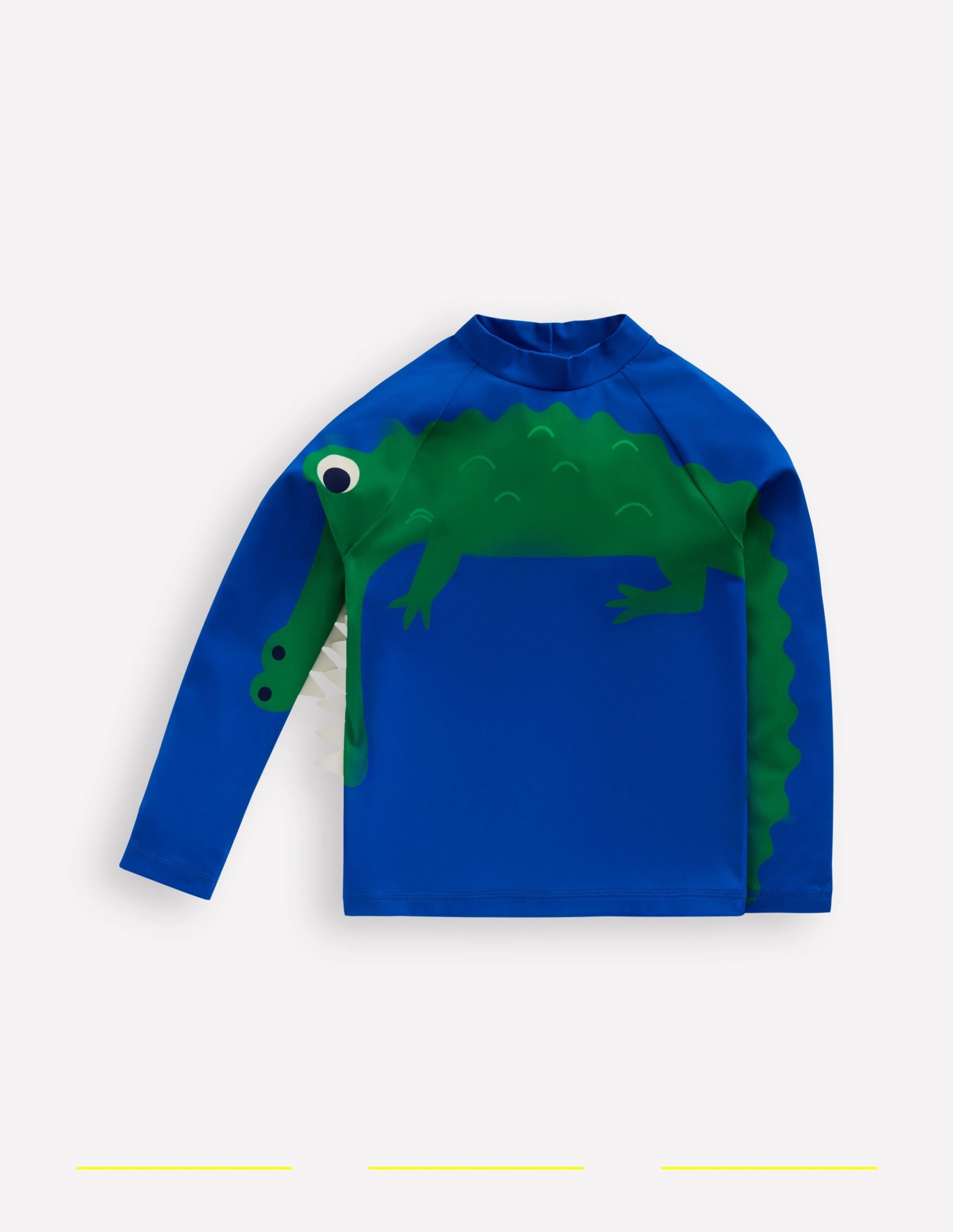 Sun Safe Fun Rash Vest-Blue Croc - Image 4