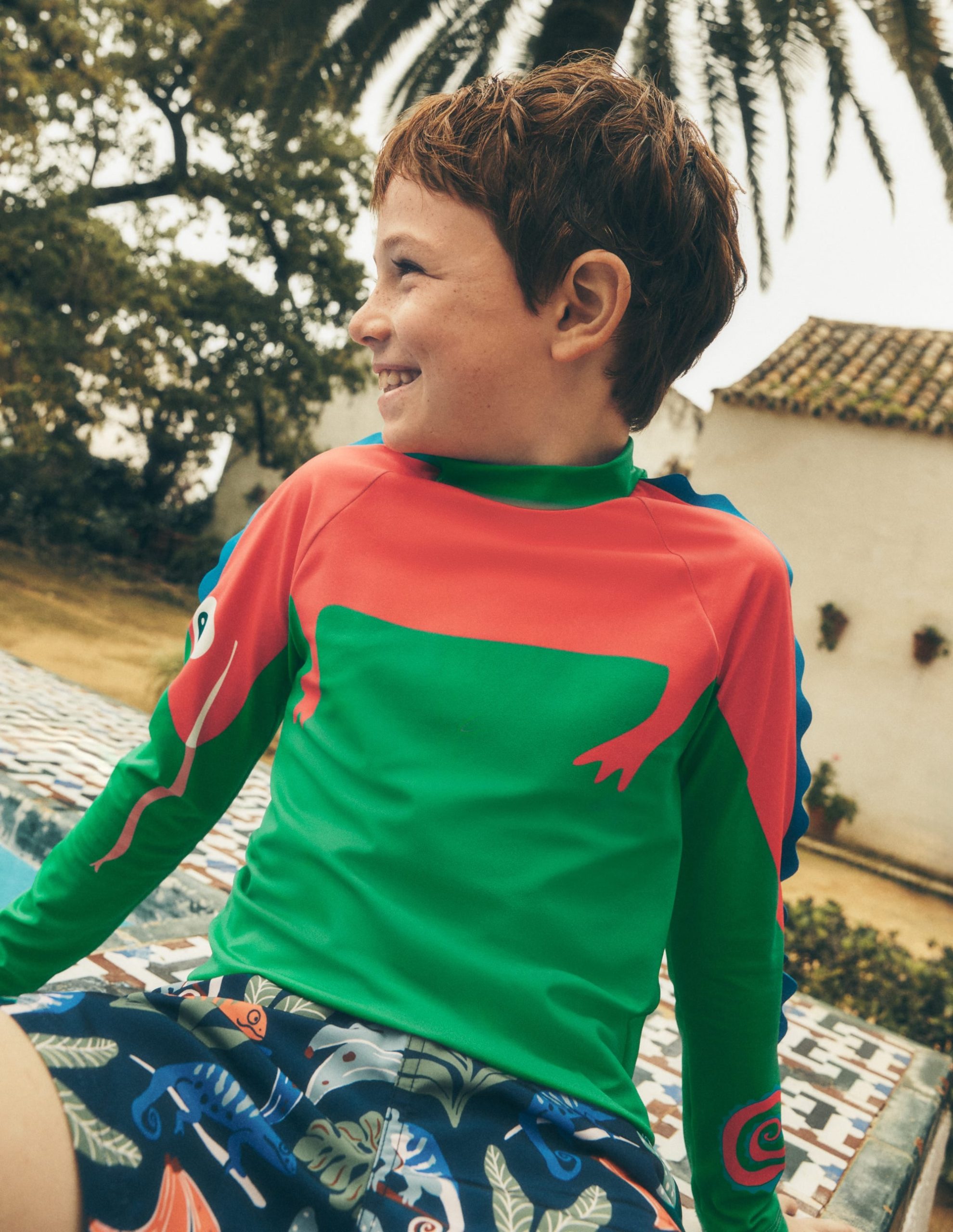 Sun Safe Fun Rash Vest-Shady Green Chameleon - Image 6