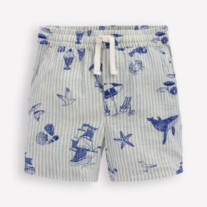 Cotton Linen Shorts-Beach Front