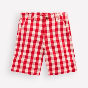 Smart Shorts-Red Gingham