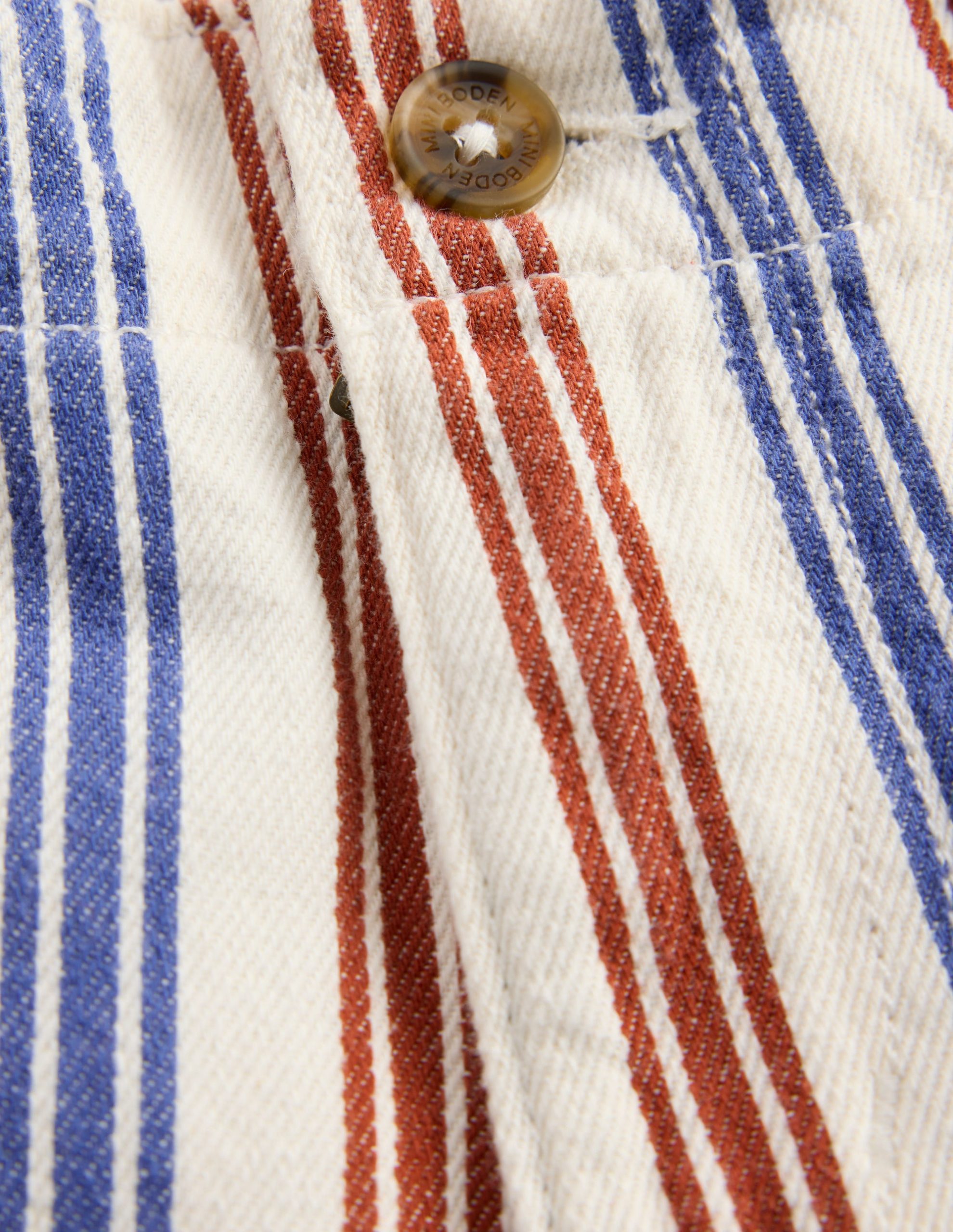 Smart Shorts-Blue and Red Stripe - Image 4