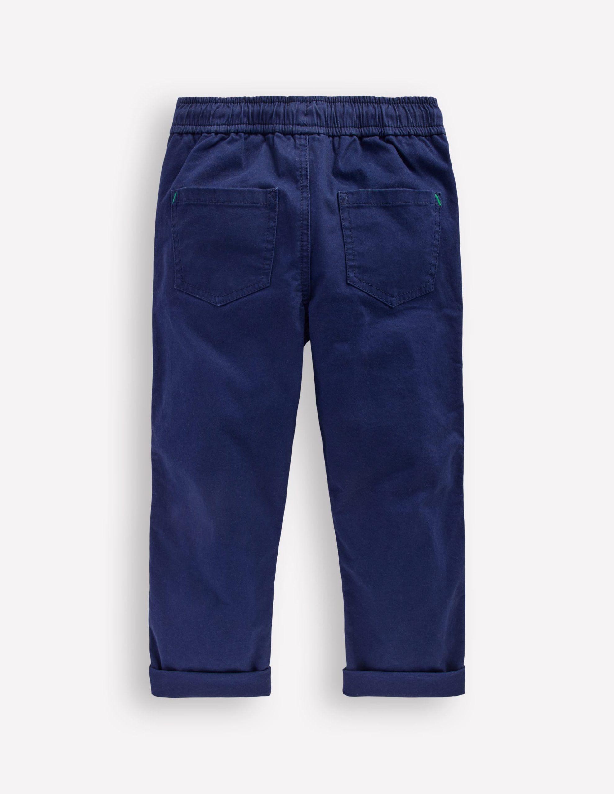 Slim Pull-on Pants-College Navy - Image 4