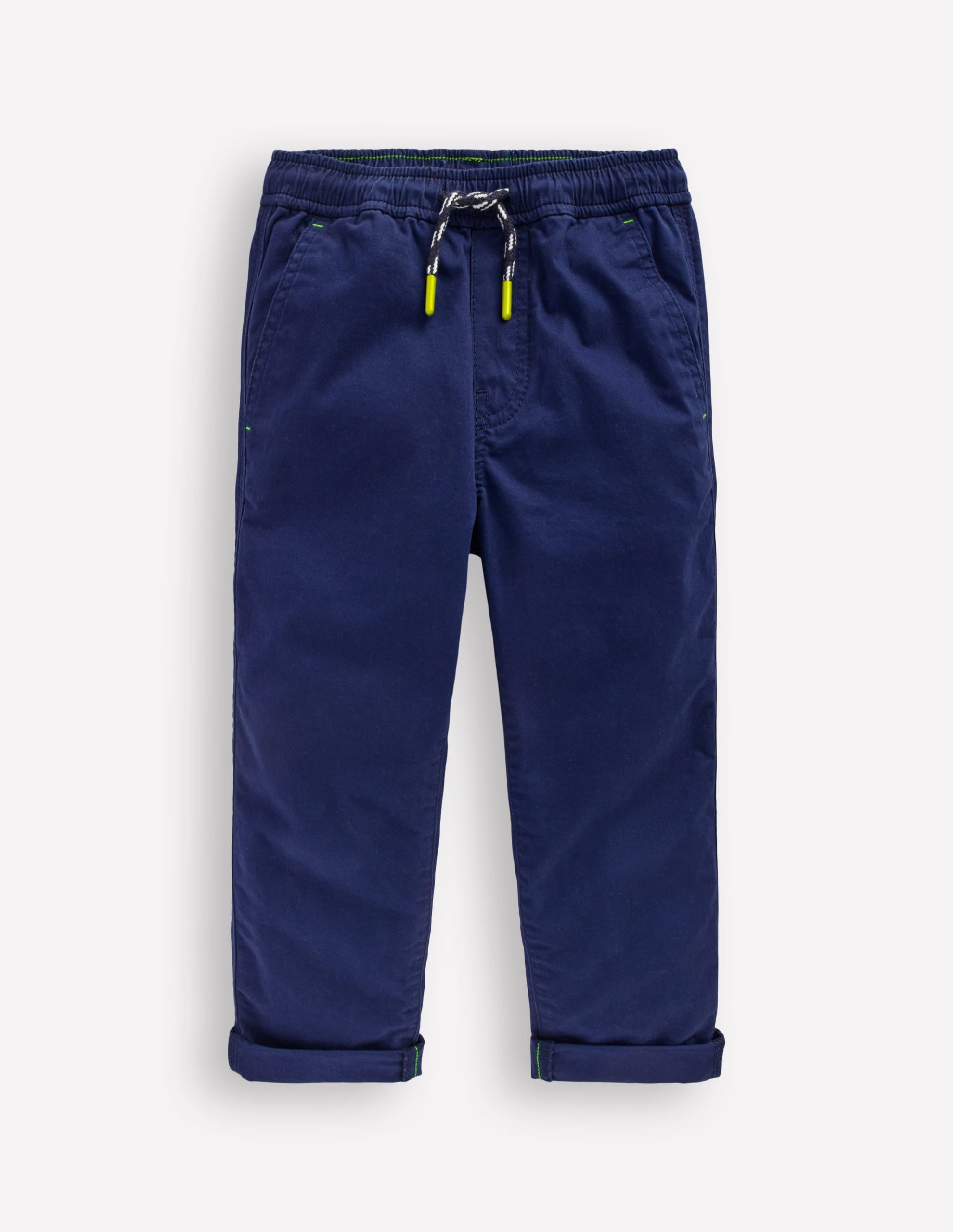 Slim Pull-on Pants-College Navy - Image 6