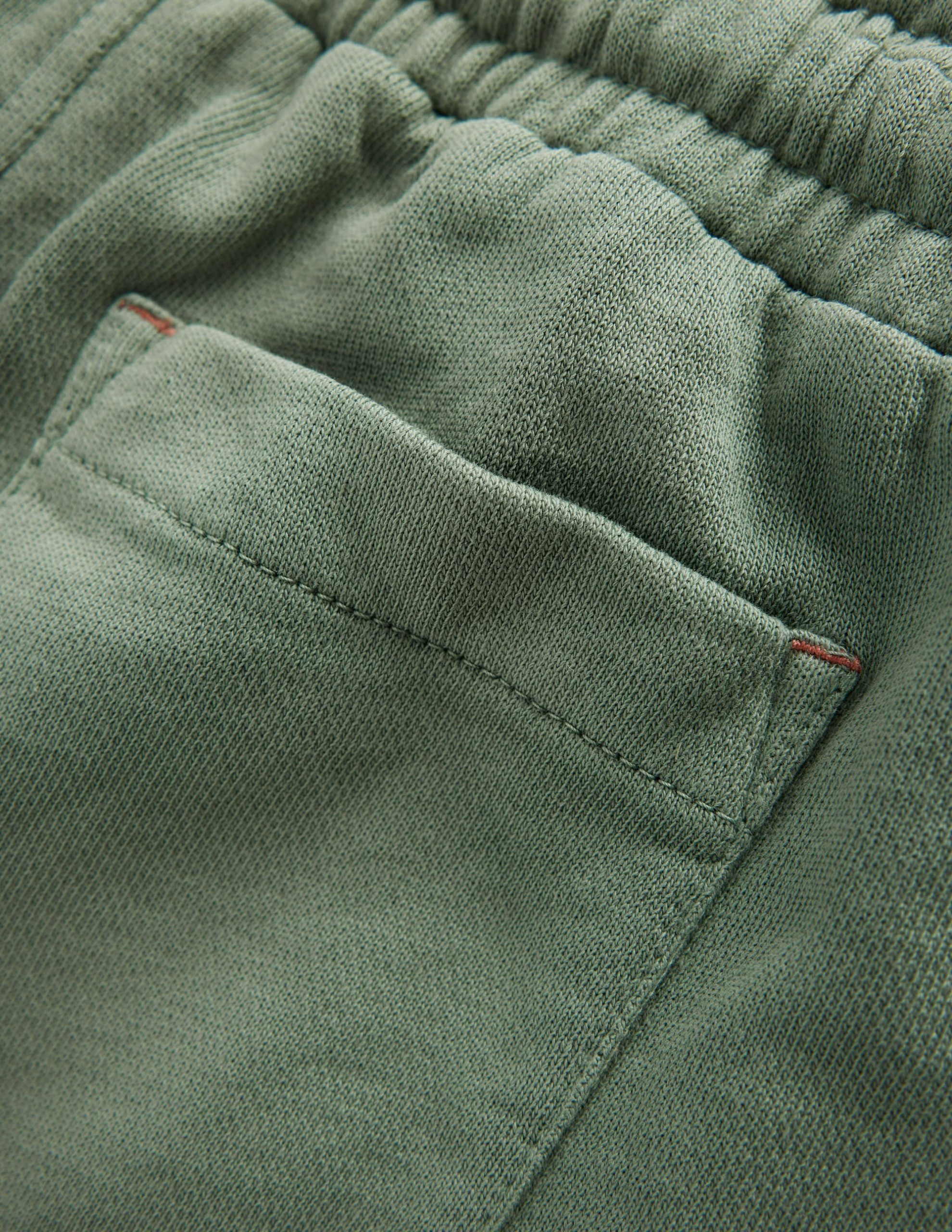 Garment Dye Bermuda Shorts-Bottle Green - Image 3