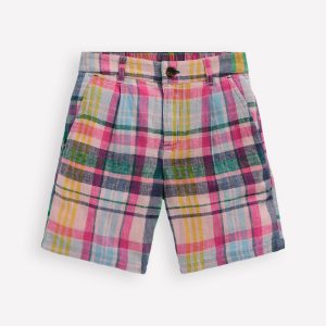 Madras Check Shorts-Madras Check