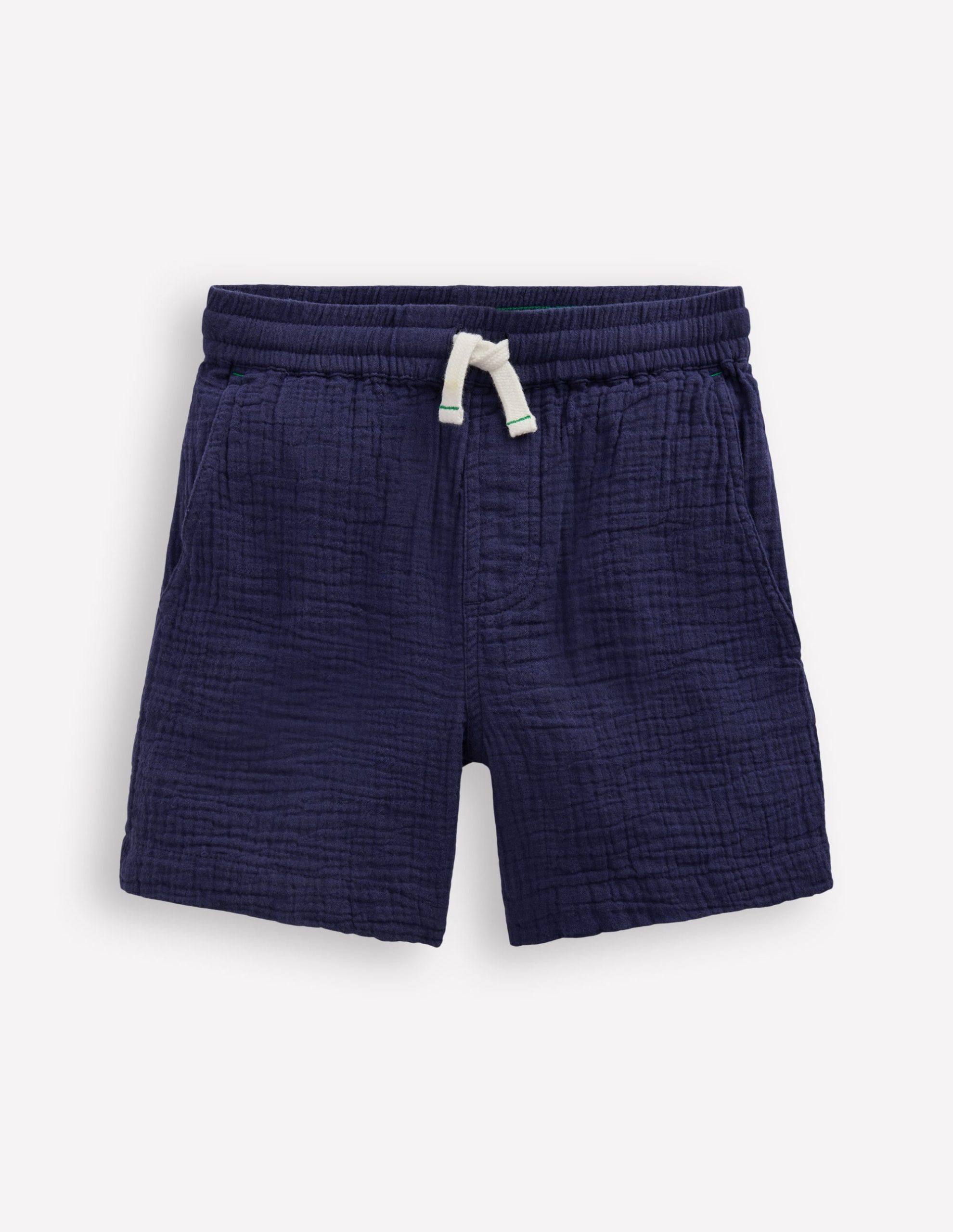 Double Cloth Shorts-Navy - Image 2
