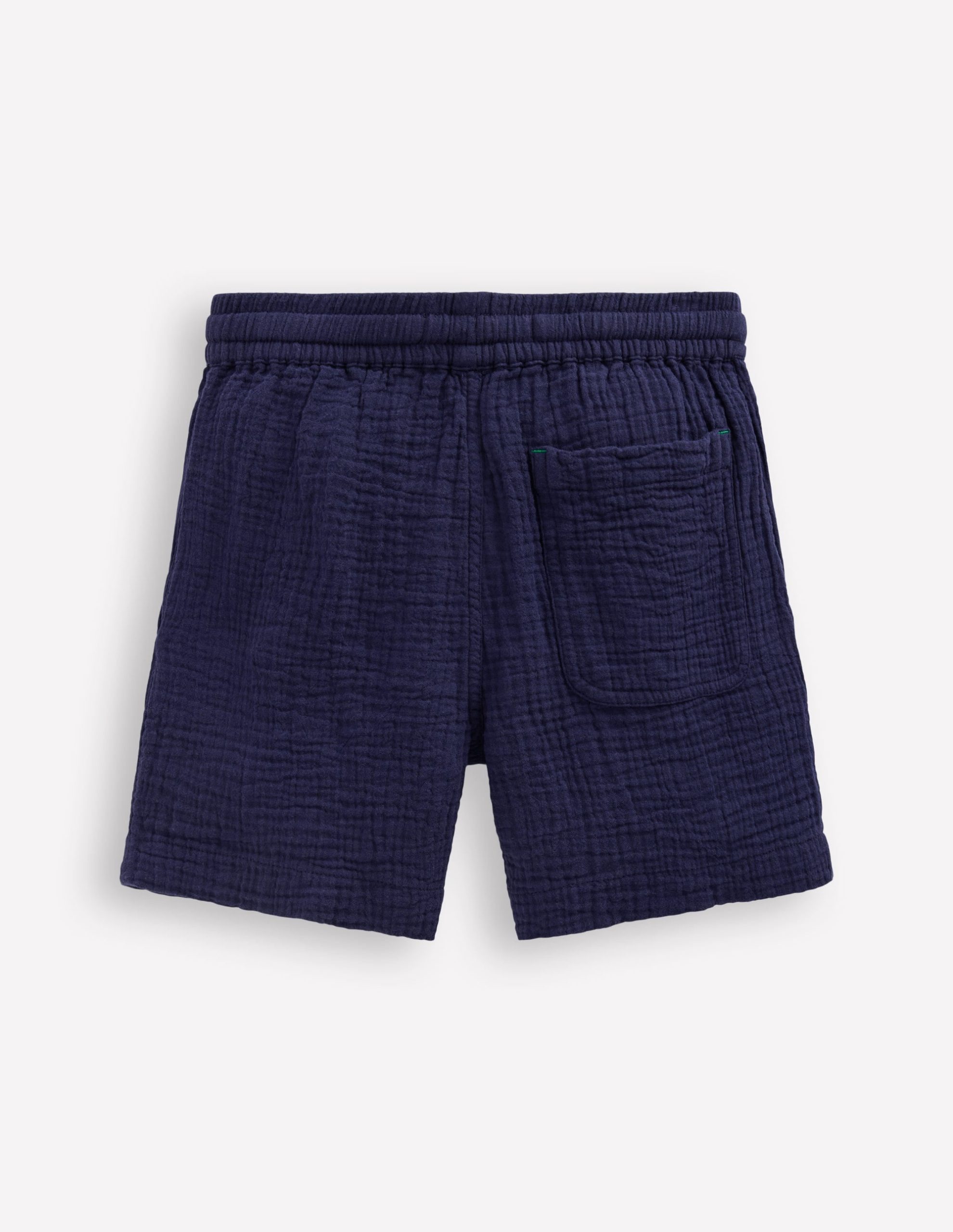 Double Cloth Shorts-Navy - Image 3
