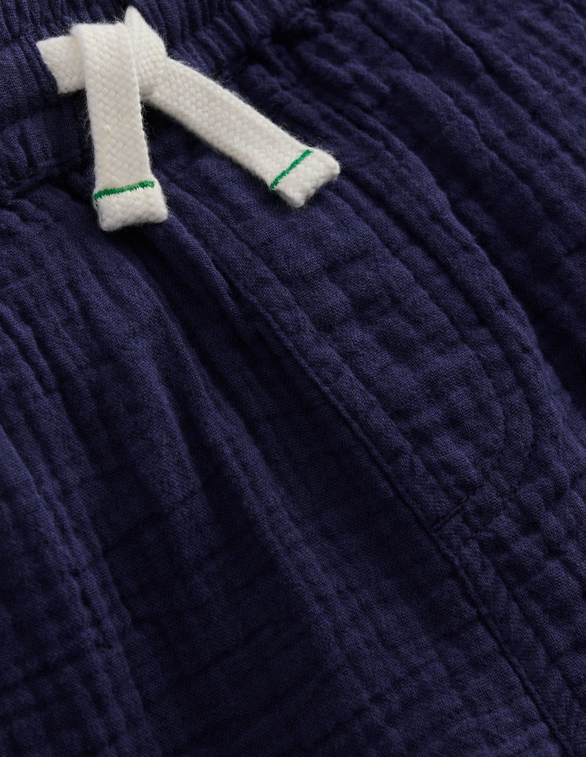 Double Cloth Shorts-Navy - Image 4