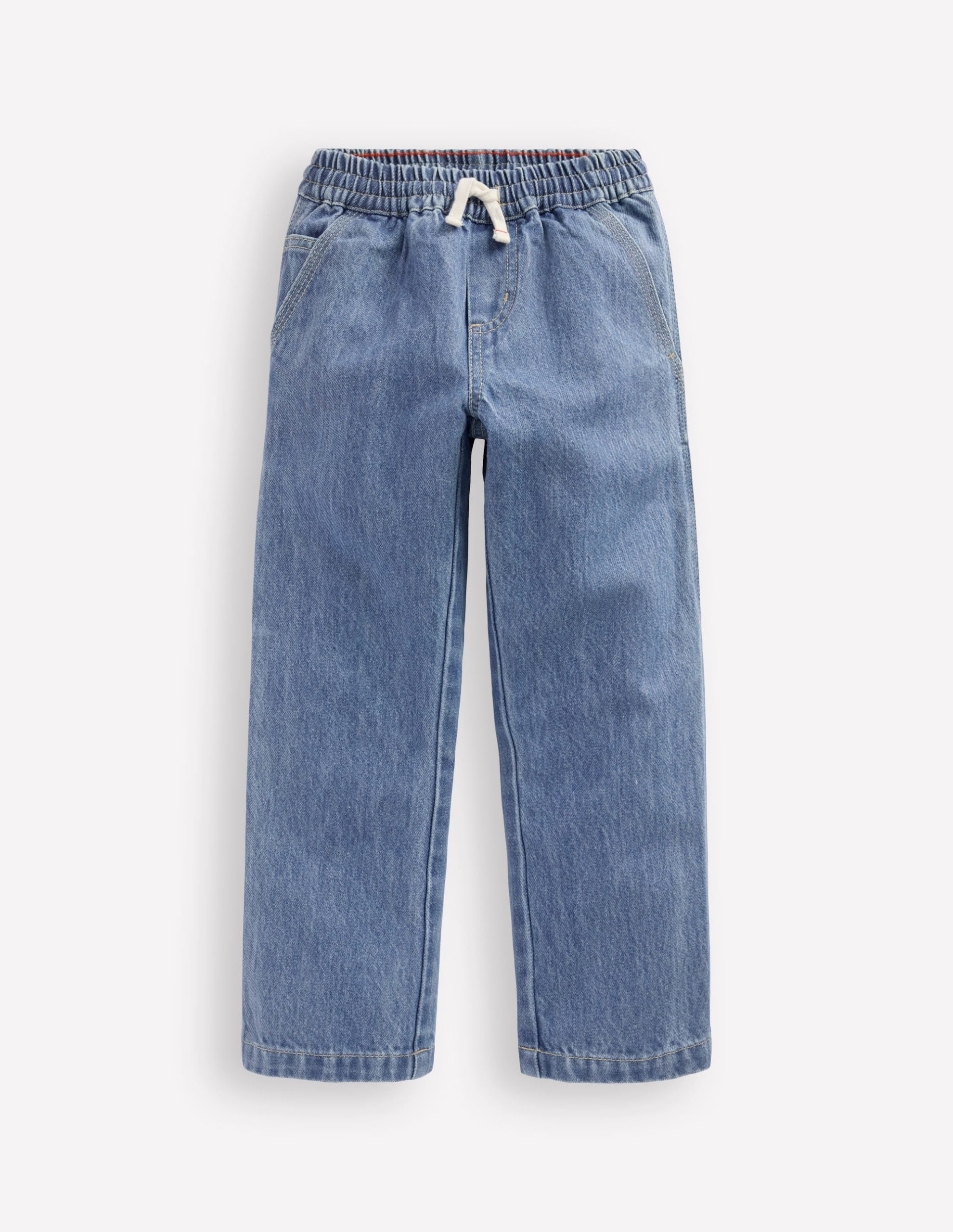 Pull-on Carpenter Jeans-Light Wash - Image 4